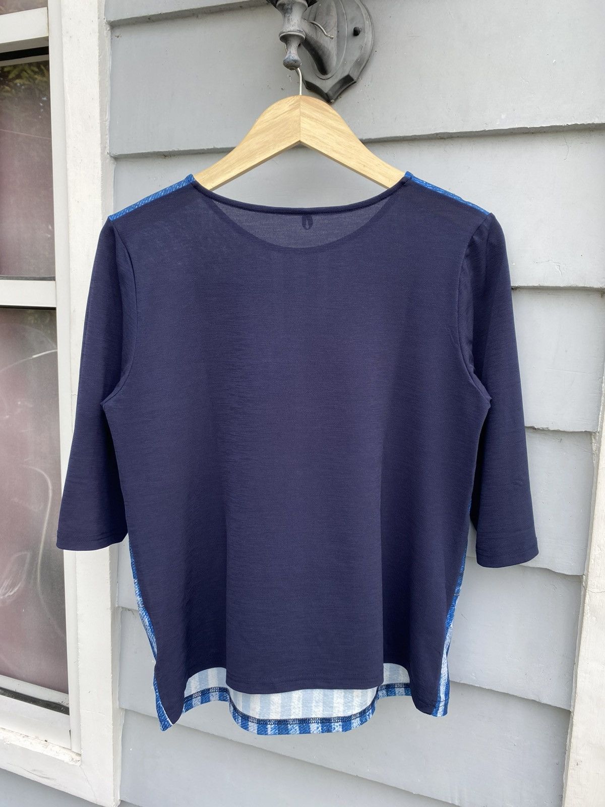 Japanese Brand × Vintage Japanese Longsleeve Denim Style Art Print Size L / US 10 / IT 46 - 9 Thumbnail