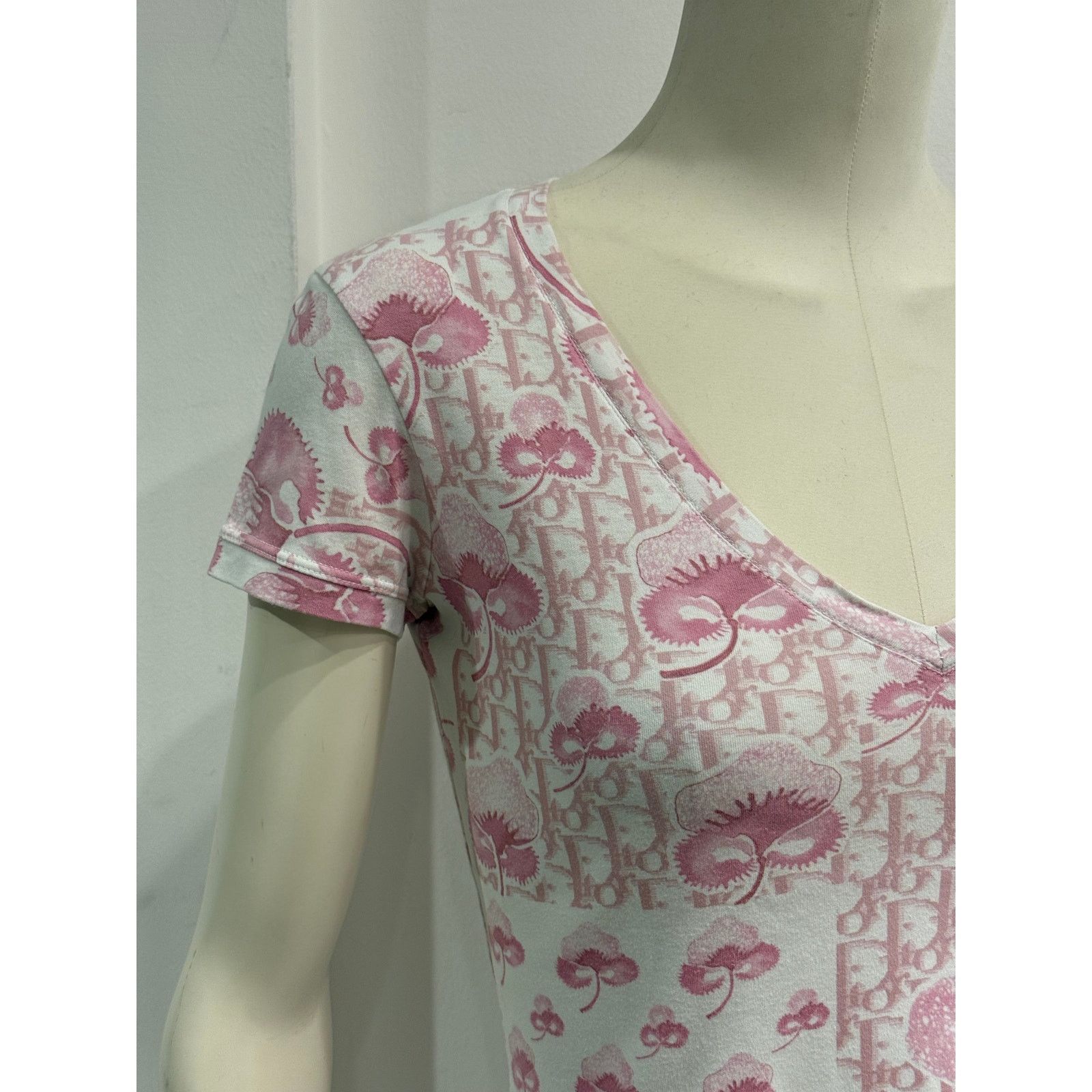 Dior 2000s Christian Dior by Galliano monogram t-shirt Size M / US 6-8 / IT 42-44 - 4 Thumbnail