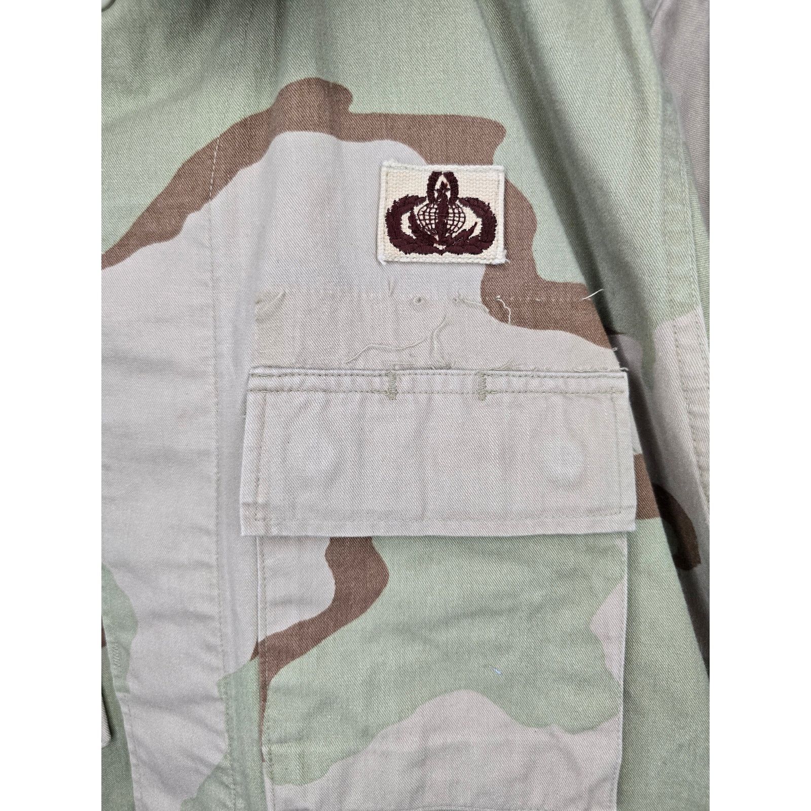Vintage Vintage Military Desert Camo Jacket M Airforce Field Coat Size US M / EU 48-50 / 2 - 2 Thumbnail
