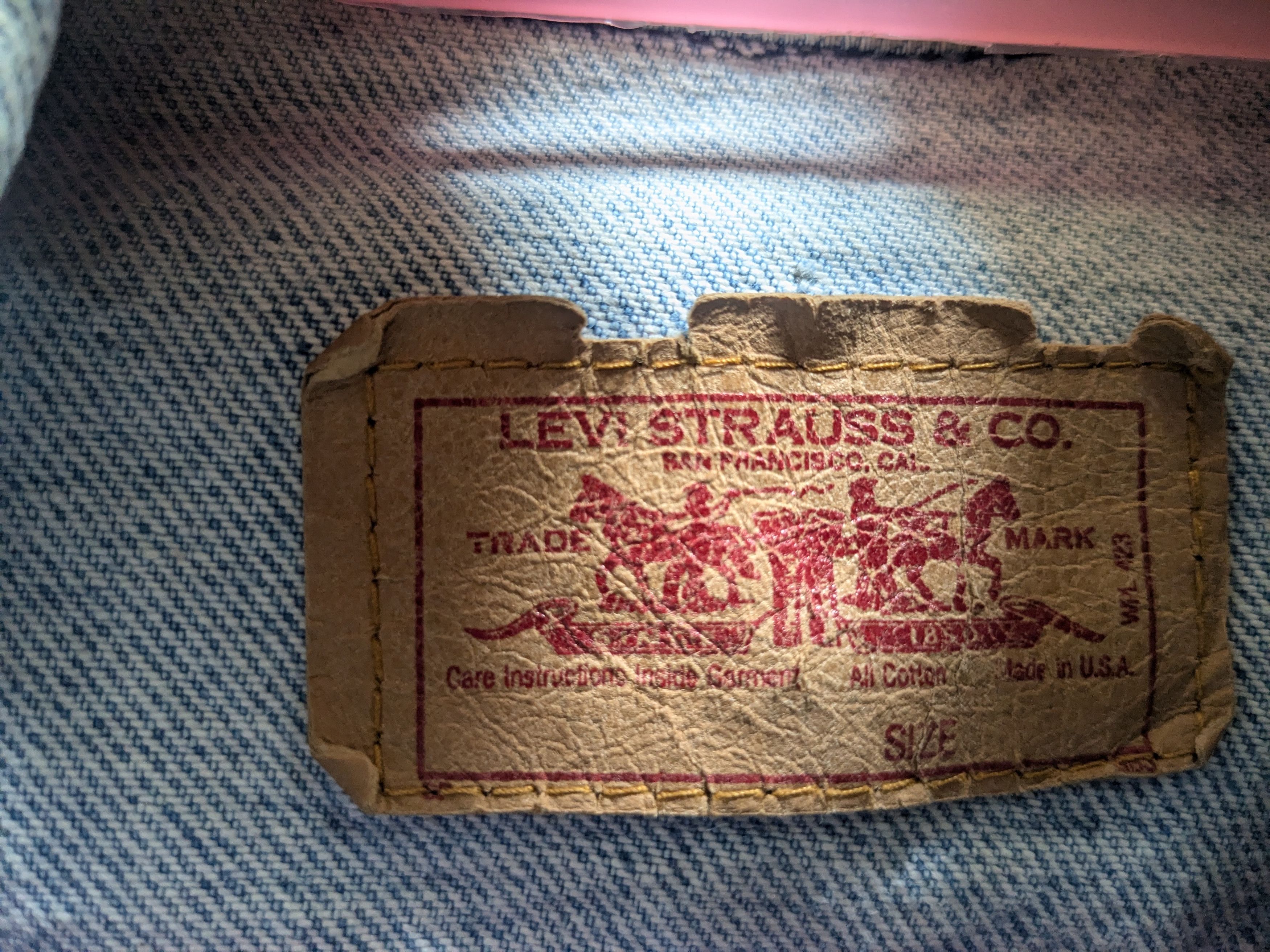 Levi's Vintage Clothing vintage Levis denim jacket made in USA late 80-early 90s Size US M / EU 48-50 / 2 - 3 Thumbnail