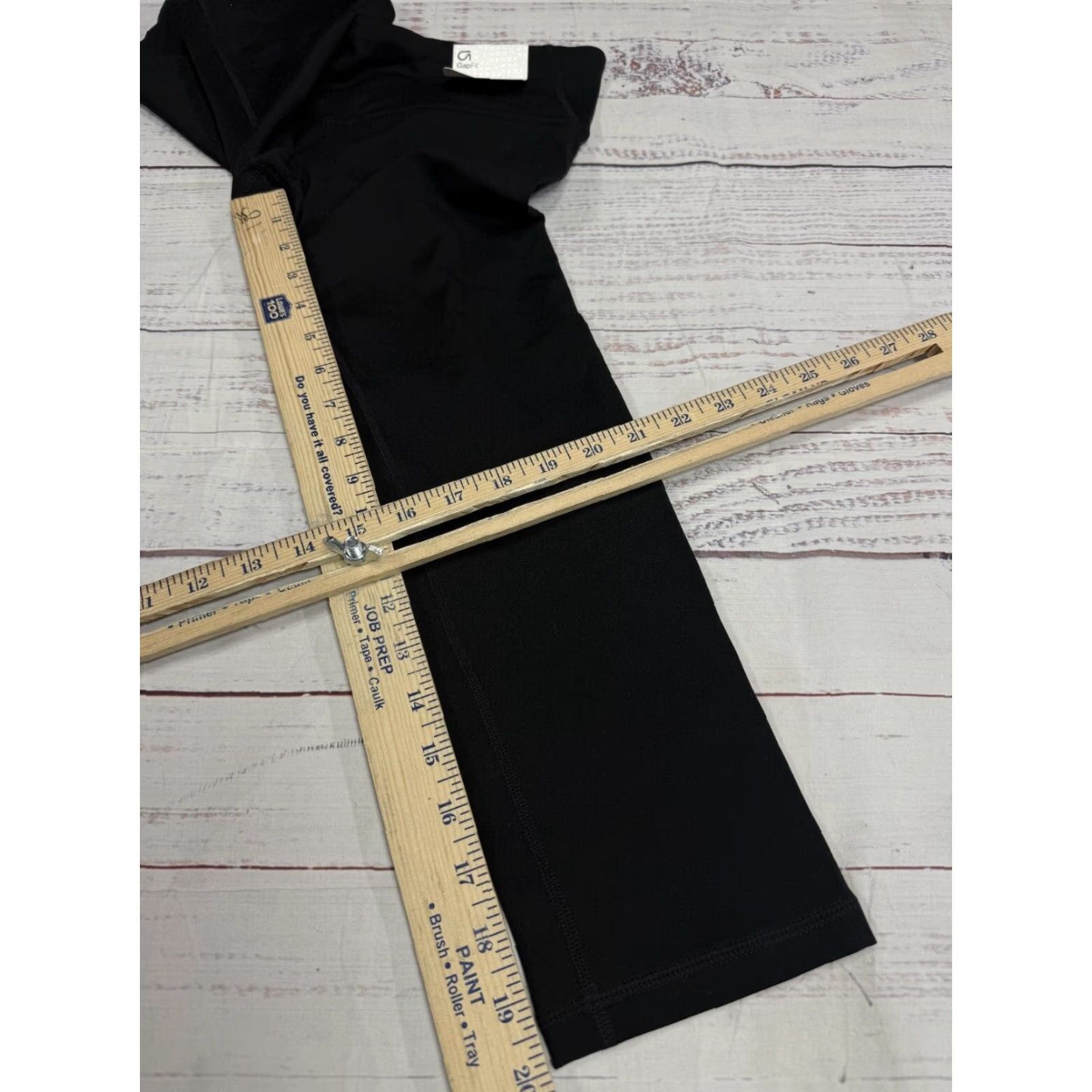 Gap Gap Fit Gfast Womens Black Capri Activewear Pants Pull On Running Training S NWT Size 28" / US 6 / IT 42 - 4 Thumbnail
