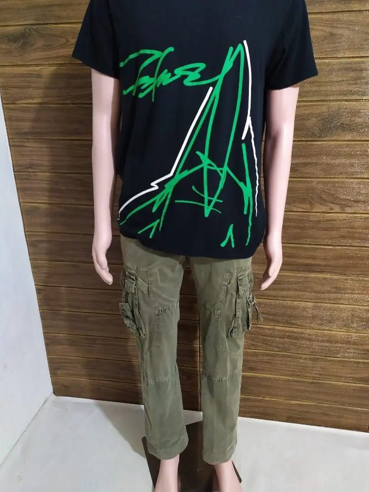 Other Bapai Cargo Tactical Multi pocket Olive Colour Pants Size US 29 - 12 Thumbnail