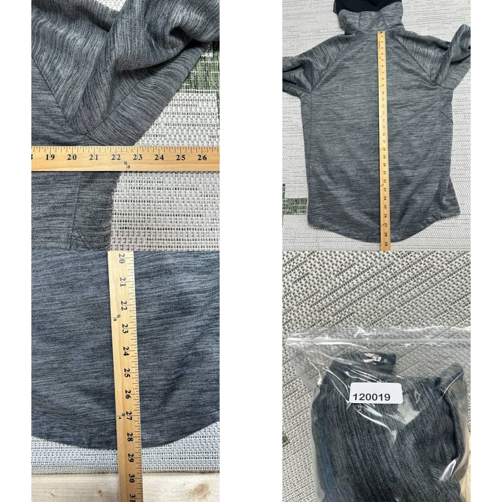 Nike Nike Hoodie Men Medium Gray Dri Fit Swoosh Logo Raglan Sleeve Full Zip Hooded Pockets Running Athleisure SS? Size US M / EU 48-50 / 2 - 8 Thumbnail