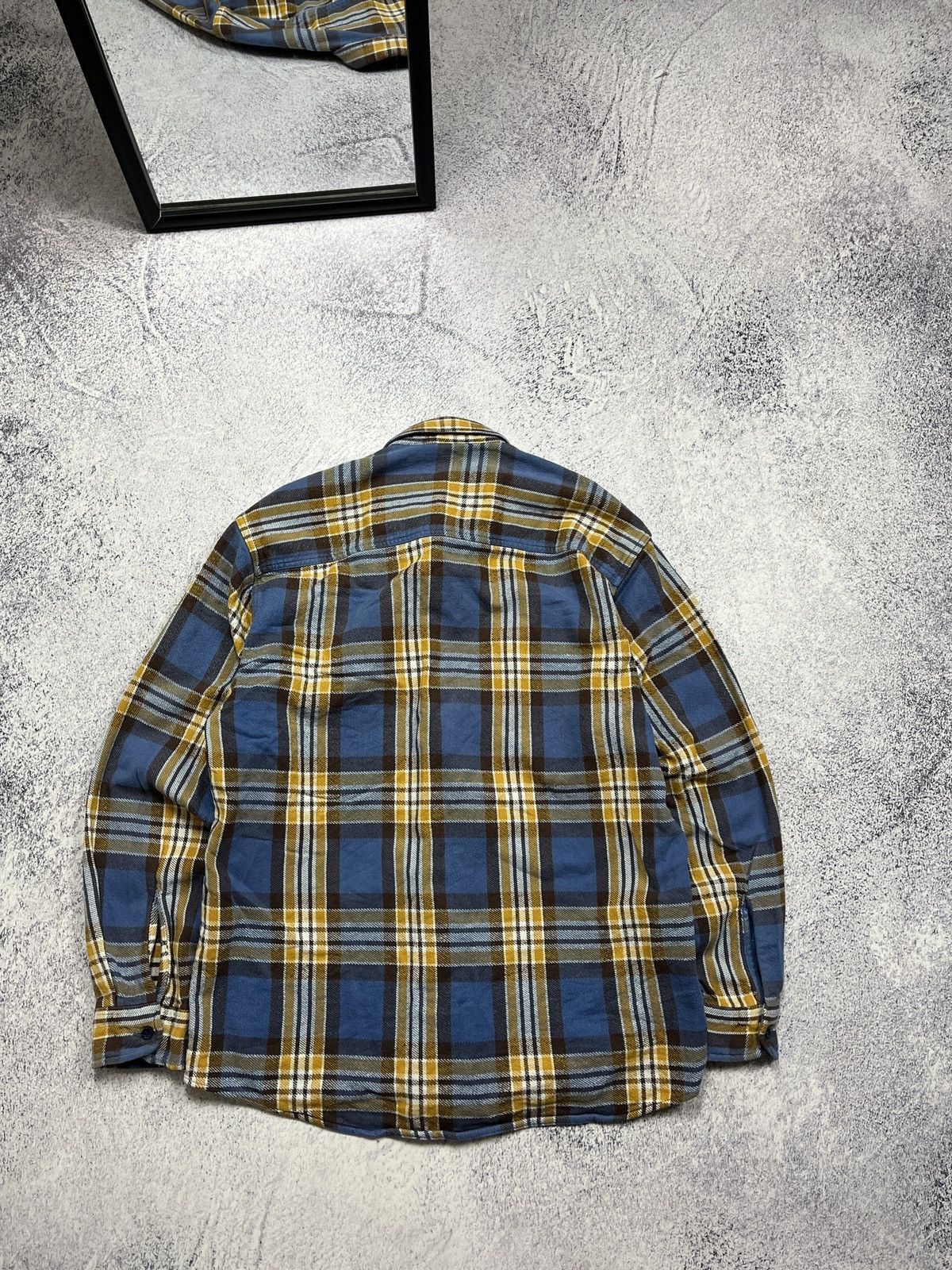 Garment Reproduction of Workers × Vintage Vintage Pure Genius 90’s Work Plaid Overshirt Rare Old Money Size US L / EU 52-54 / 3 - 9 Thumbnail