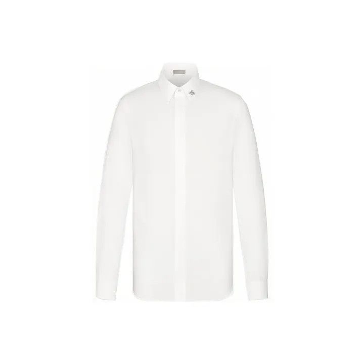 Dior Dior Essentials White Long Sleeve Shirt 0079 Size US M / EU 48-50 / 2 - 1 Thumbnail