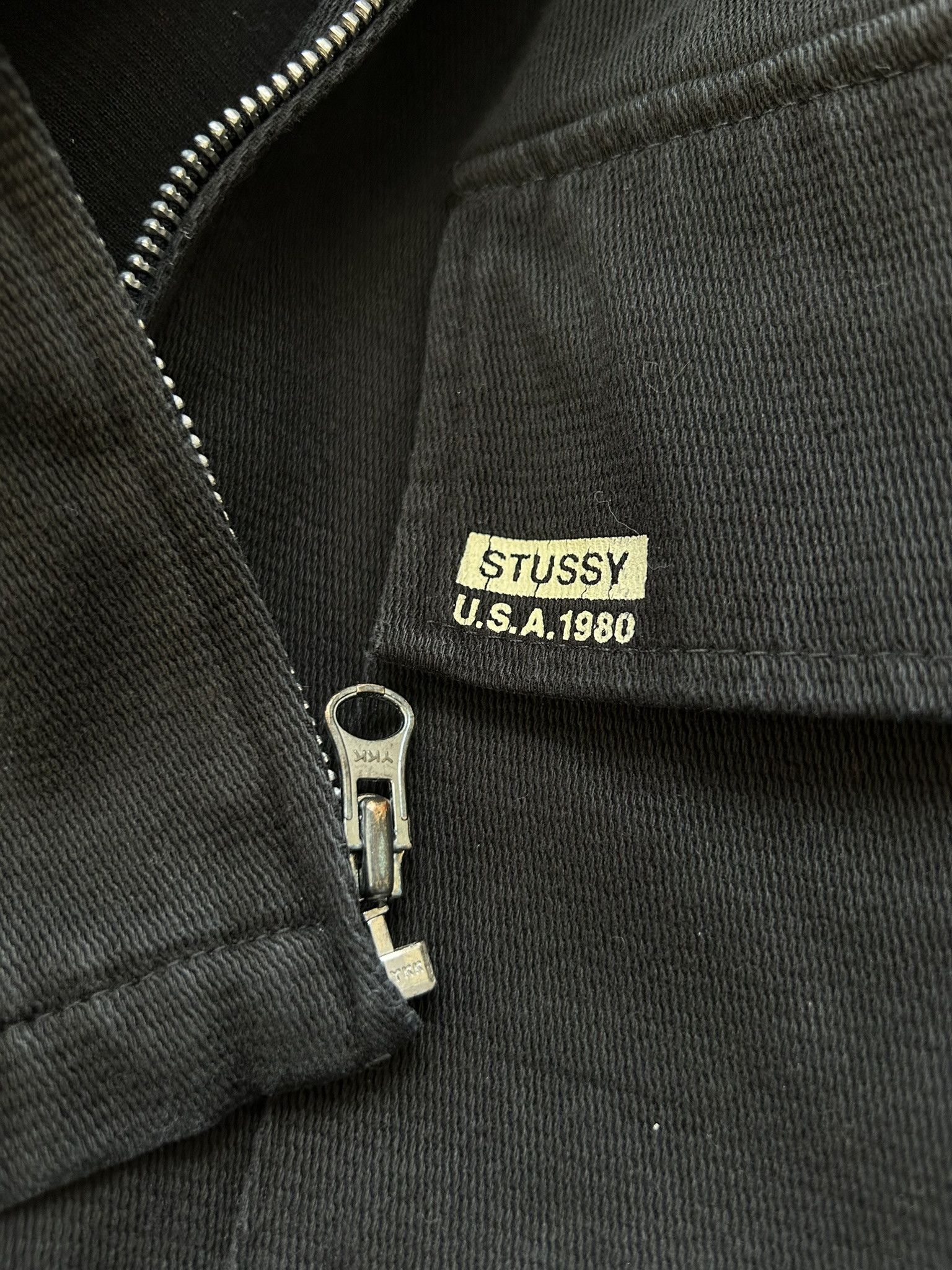 Stussy Vintage stussy zip overshirt jacket Size US L / EU 52-54 / 3 - 15 Thumbnail