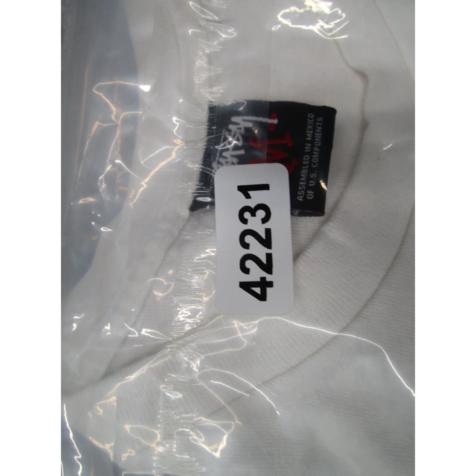 Logo 7 VINTAGE Stussy Shirt Mens M White STUSSY TRIBE center logo spellout graphic Streetwear Shirt Mens White Stussy Tribe logo 1990s Size US M / EU 48-50 / 2 - 8 Thumbnail