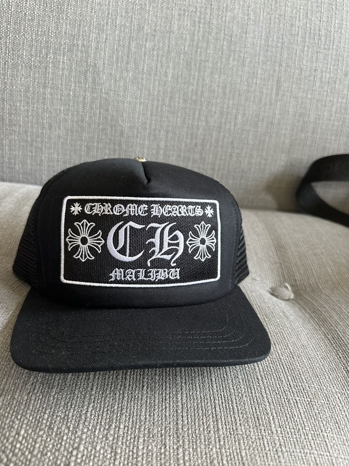 Chrome Hearts (Size L) Chrome Hearts Cross Patch Chum Bucket Hat 