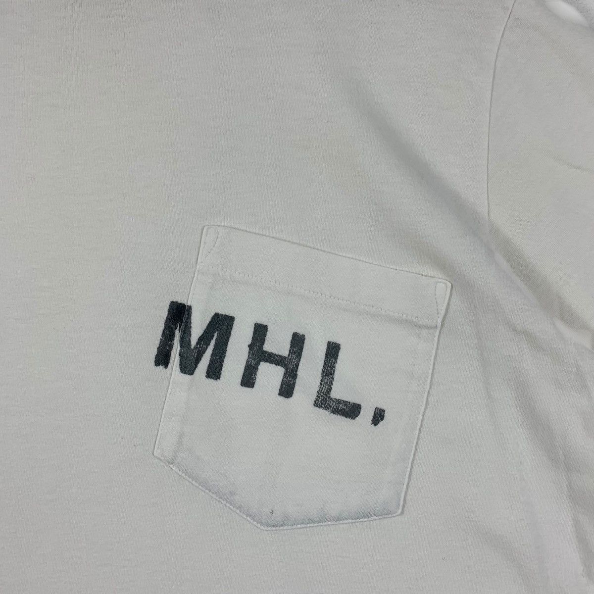 Designer × Margaret Howell MARGARET HOWELL small spellout pocket tee Size US L / EU 52-54 / 3 - 9 Thumbnail