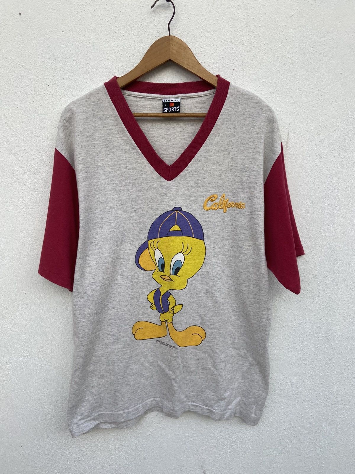 Vintage 🔥 Vintage 90s Vintage Warner Bros tag signal sport Size US L / EU 52-54 / 3 - 1 Thumbnail