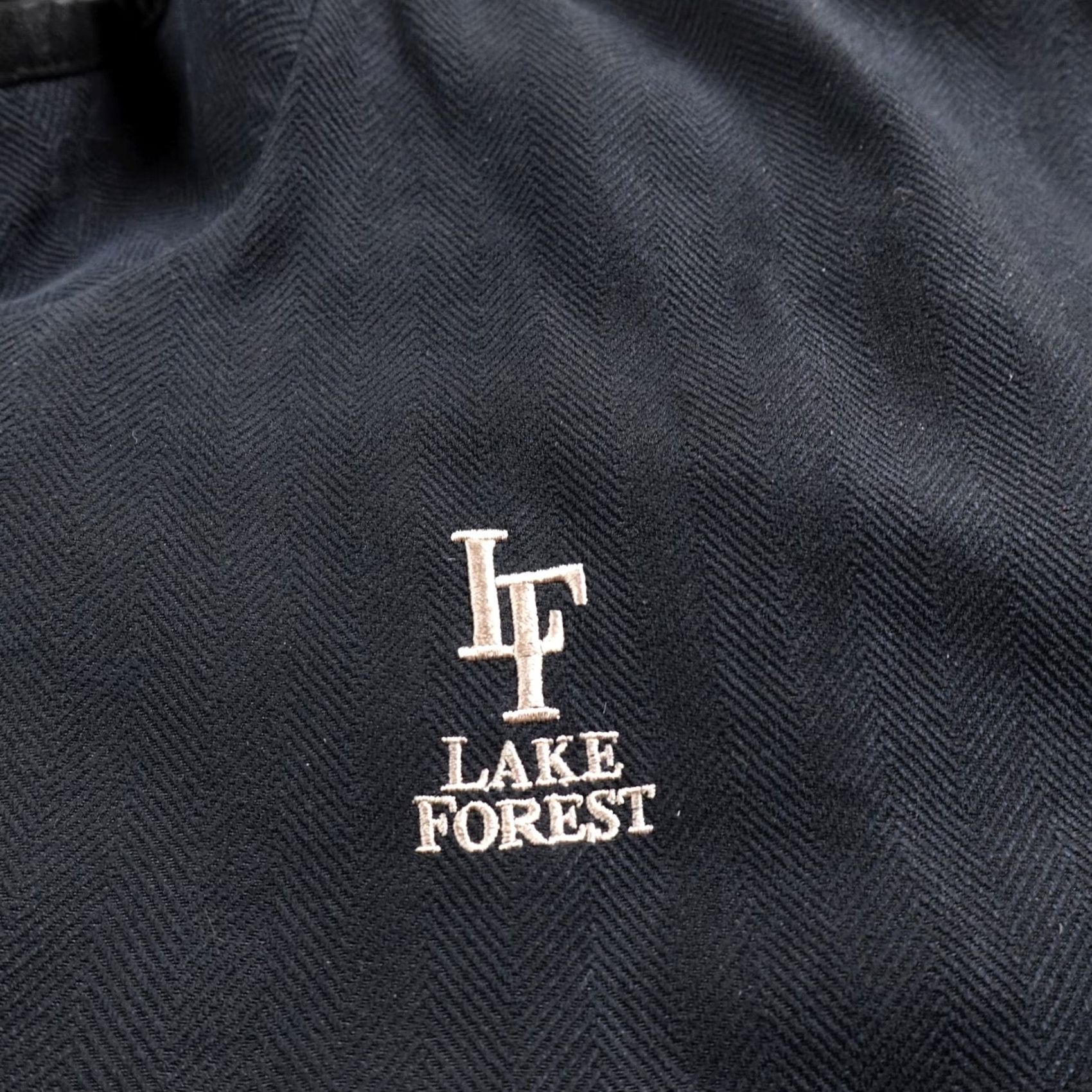 Vintage Zero Restriction Jacket Mens XL Black Herringbone Bomber Zip Golf Dad Size US XL / EU 56 / 4 - 3 Thumbnail