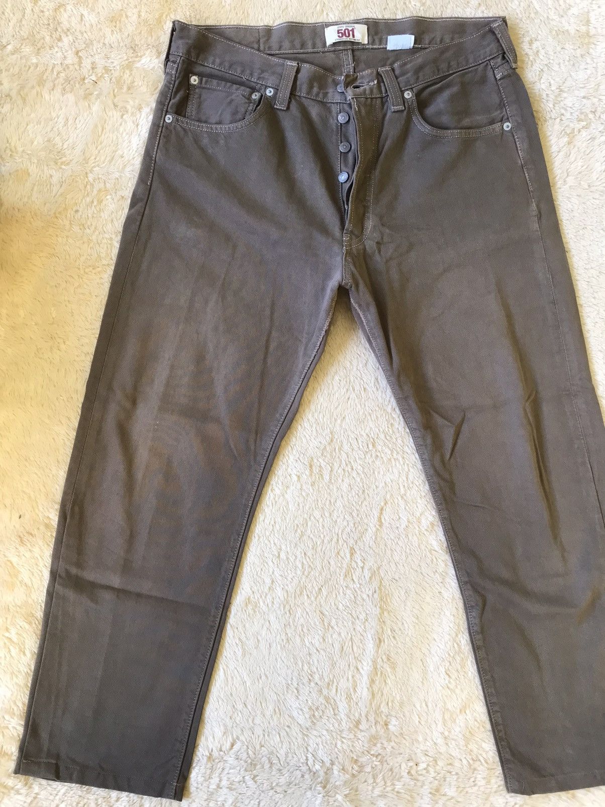 Levi's × Vintage Vintage 80s Levi’s Brown Denim Jeans Size US 32 / EU 48 - 2 Thumbnail