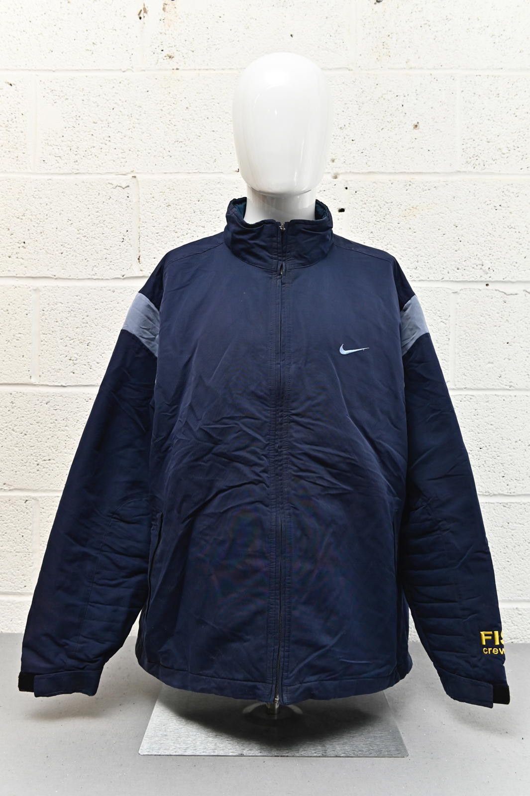 Nike Nike Navy Blue Zip up Windbreaker Jacket Mens Size XL Size US XL / EU 56 / 4 - 1 Thumbnail