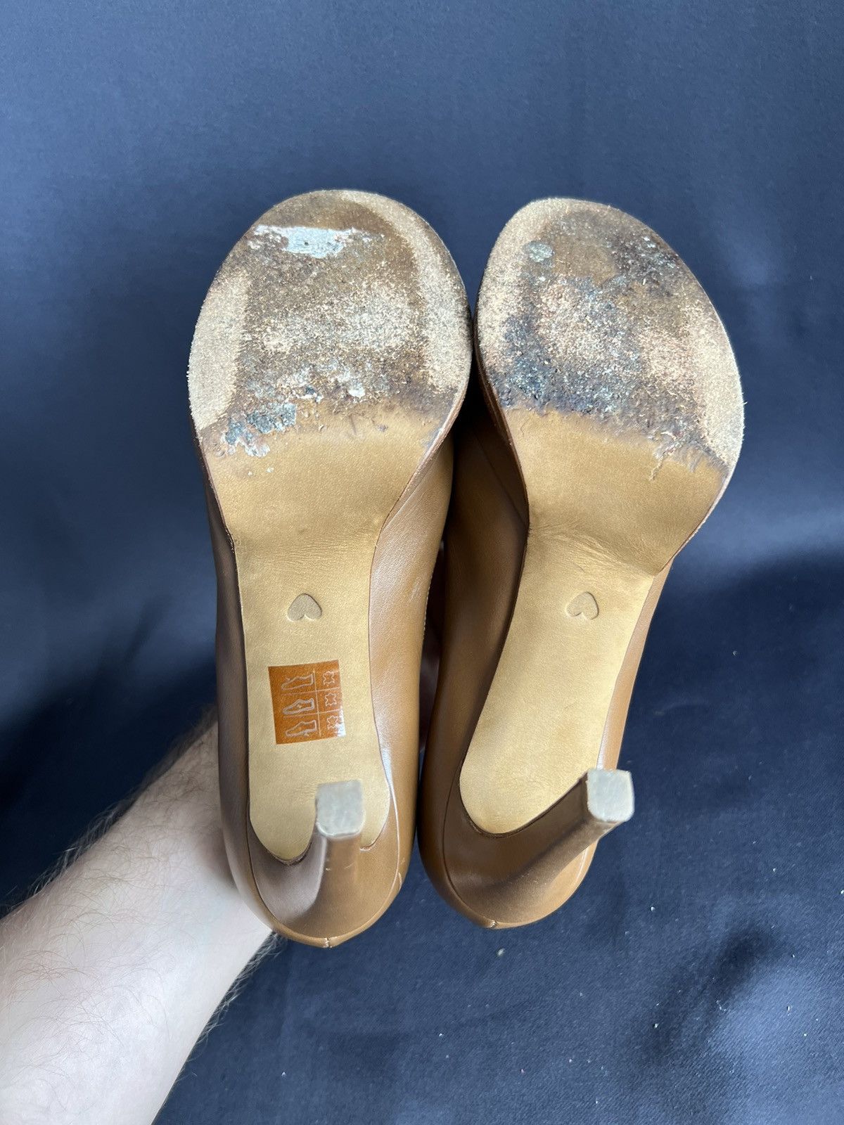 Moschino Moschino Cheap&Chic Leather Heels Brown Size US 7 EU 37 1/2 Size US 7 / IT 37 - 10 Thumbnail