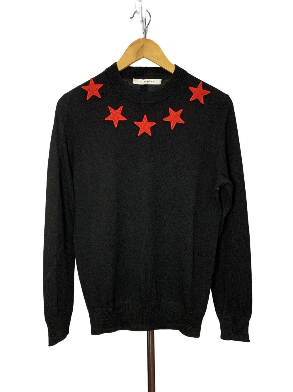 Givenchy Givenchy Red & Black Stars Sweater | Grailed