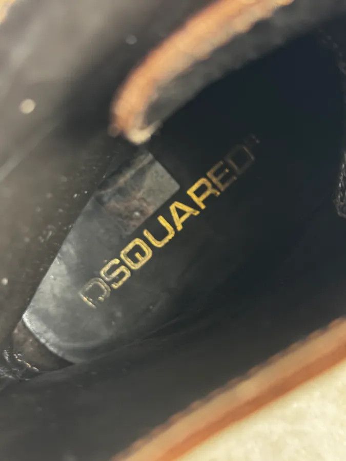 Dsquared2 Dsquared2 Brown Suede Lace-Up Leather Boots Size US 8 / EU 41 - 9 Thumbnail