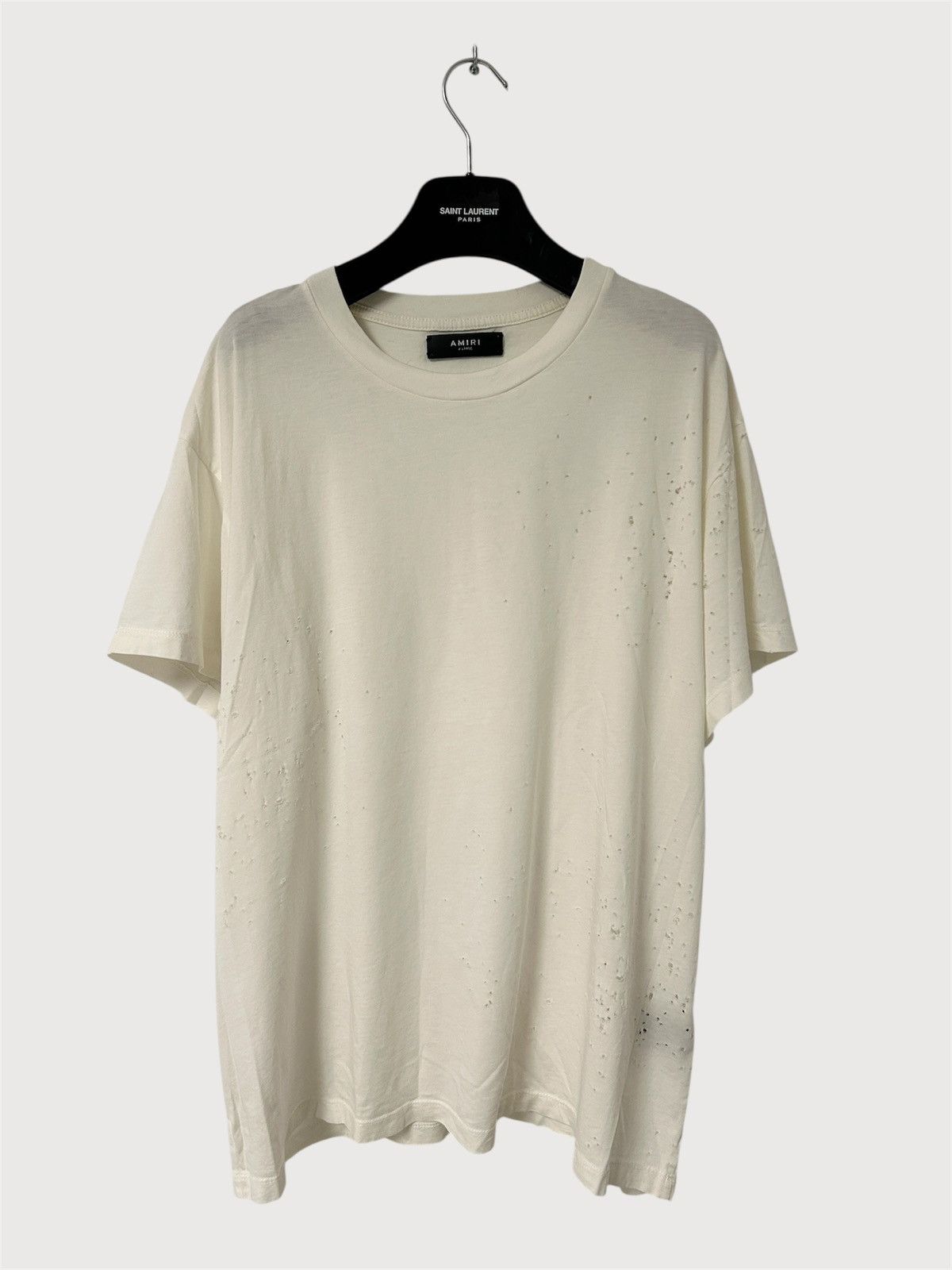 Amiri 2018 Shotgun Distressed T-Shirt Size US XL / EU 56 / 4 - 1 Thumbnail