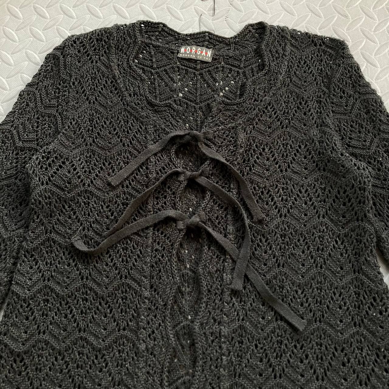 Morgan De Toi Y2k Lacey Knit Cover-Up Size M / US 6-8 / IT 42-44 - 6 Thumbnail