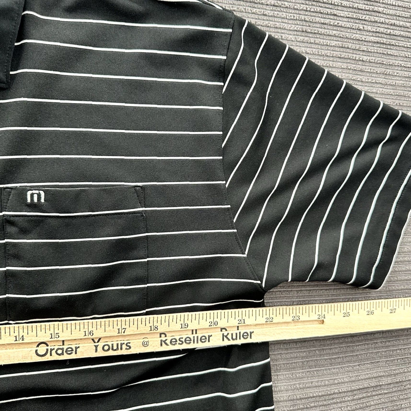 TravisMathew Travis Mathew Golf Polo Shirt Men L Multicolor Striped Polo Casual Preppy Golfing Size US L / EU 52-54 / 3 - 5 Thumbnail