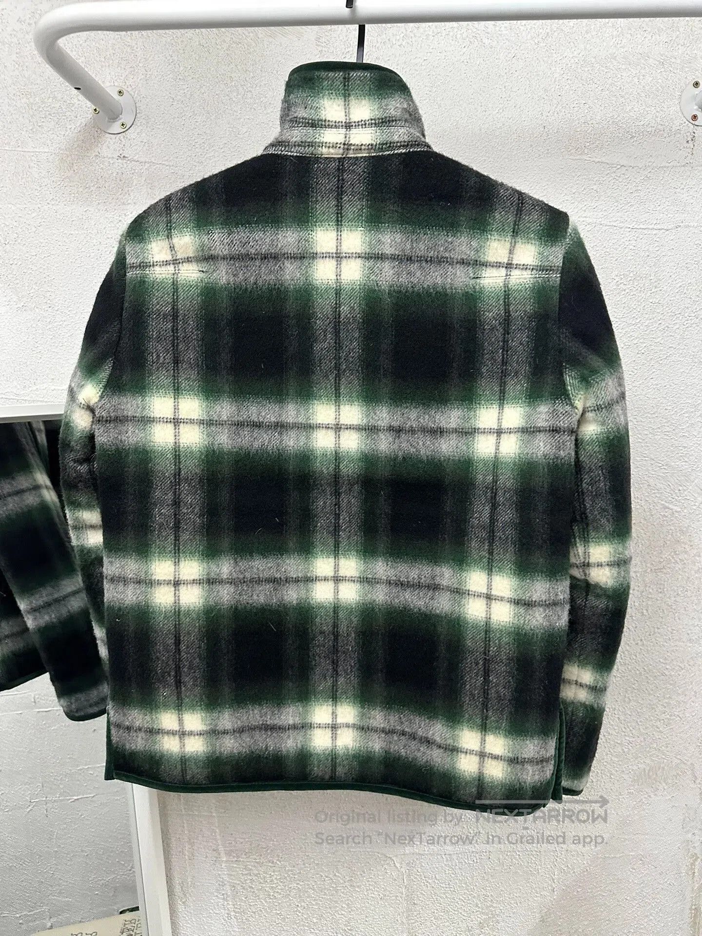 Comme des Garcons velvet wool plaid jacket with silk trim. Size US M / EU 48-50 / 2 - 4 Thumbnail