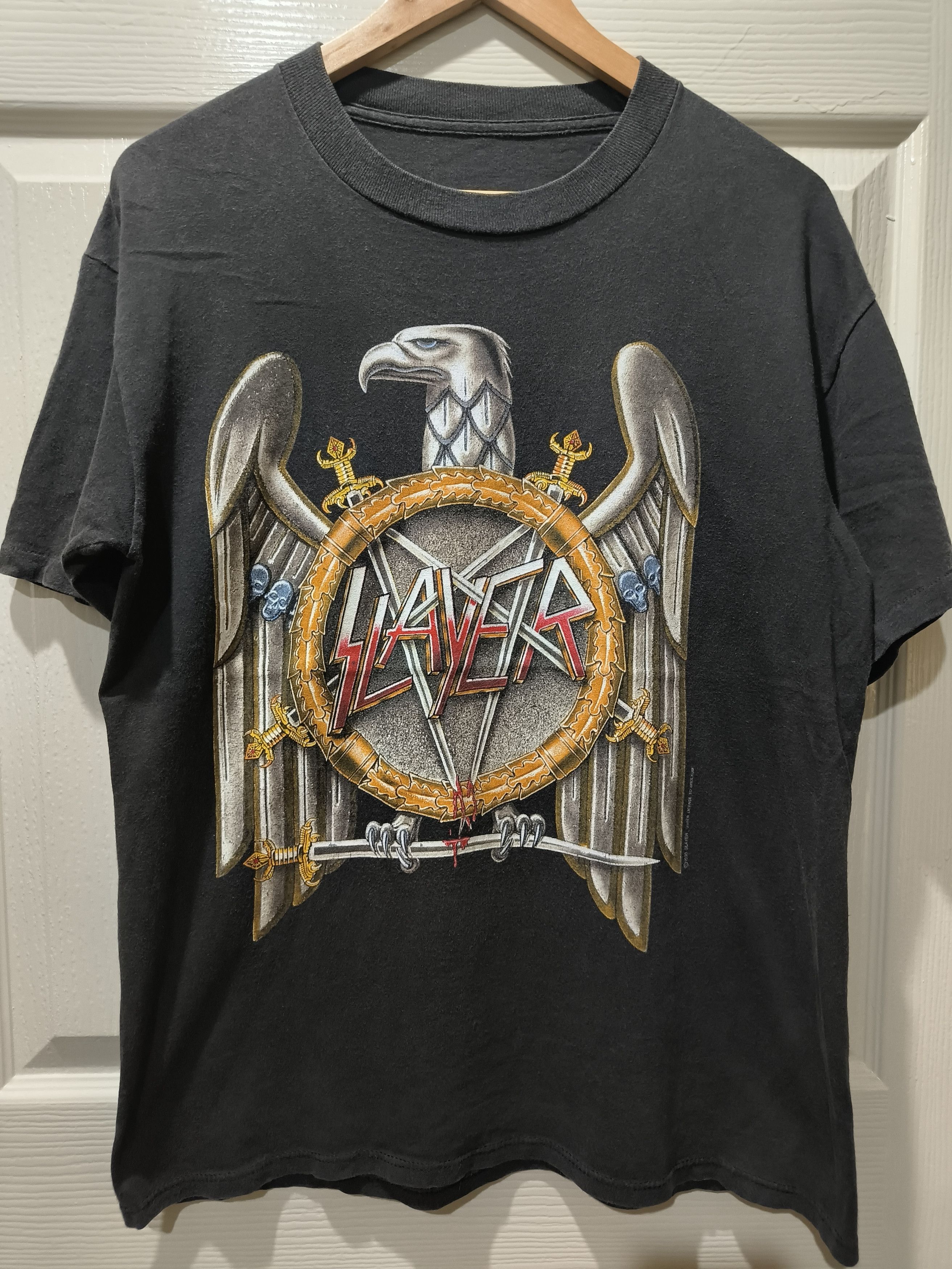 Other Vintage 90s Slayer (Seasons in the abyss) shirt Size US L / EU 52-54 / 3 - 1 Thumbnail