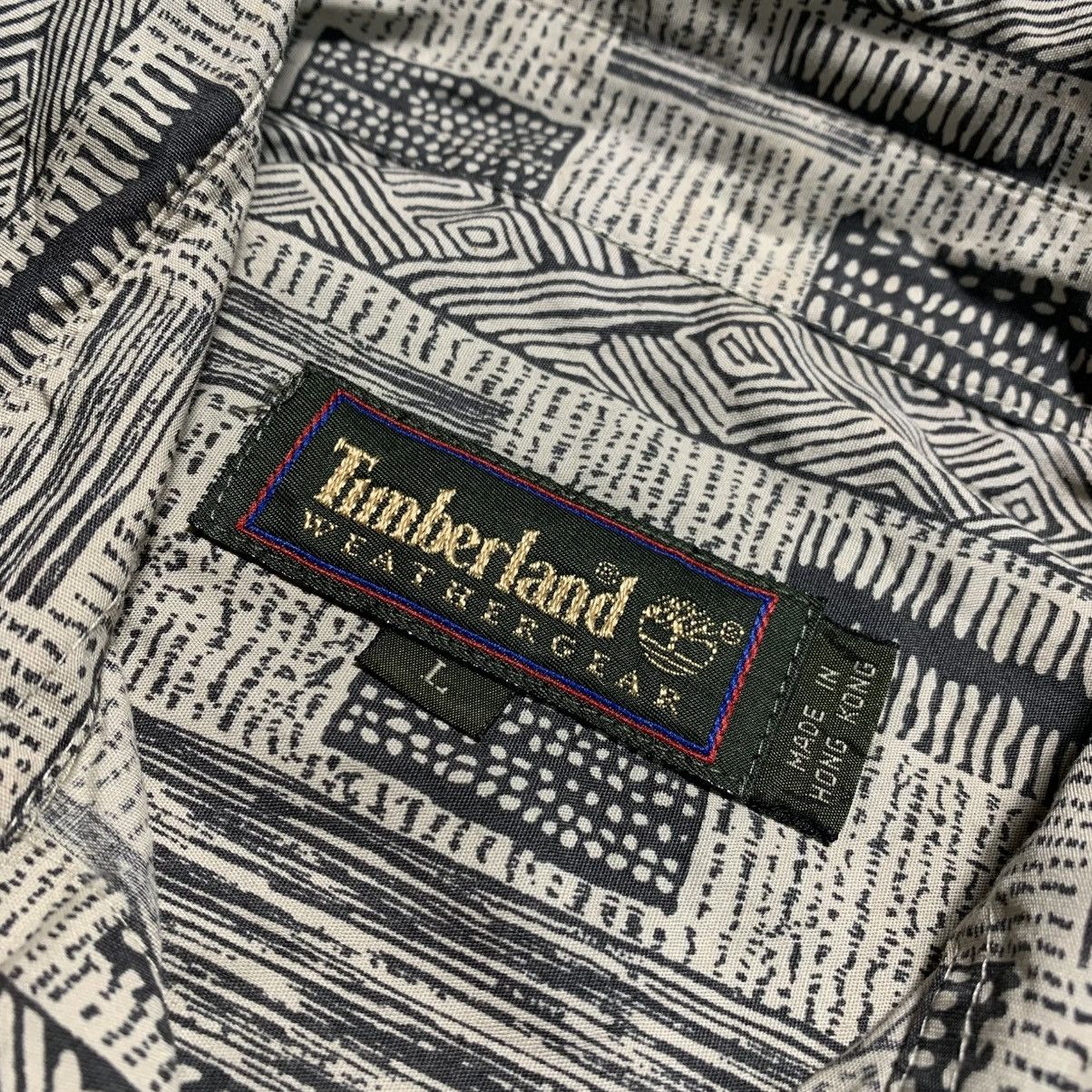 Timberland × Vintage Vintage Timberland Weathergear Short Shirt Buttun Up Size US L / EU 52-54 / 3 - 3 Thumbnail