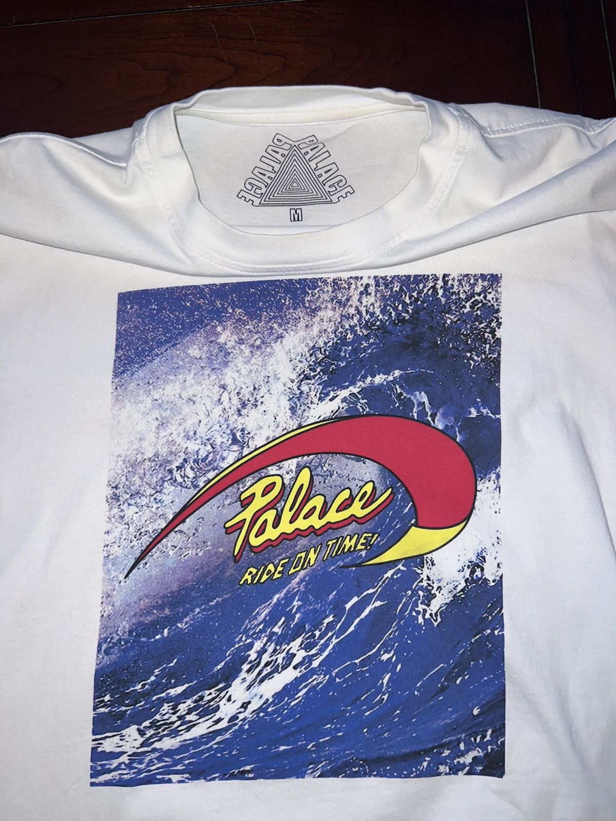 Palace Palace Ride T-Shirt White Men’s SS18 Size US M / EU 48-50 / 2 - 5 Thumbnail