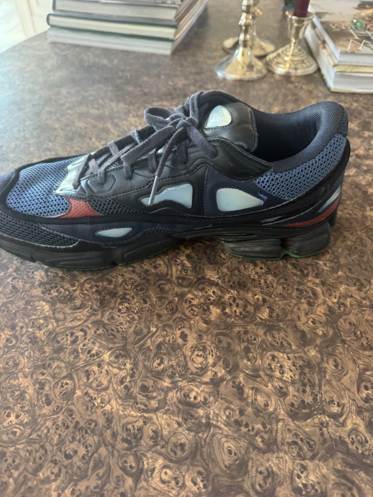 Adidas × Raf Simons Ozweego Night Marine Size US 12.5 / EU 45-46 - 4 Thumbnail