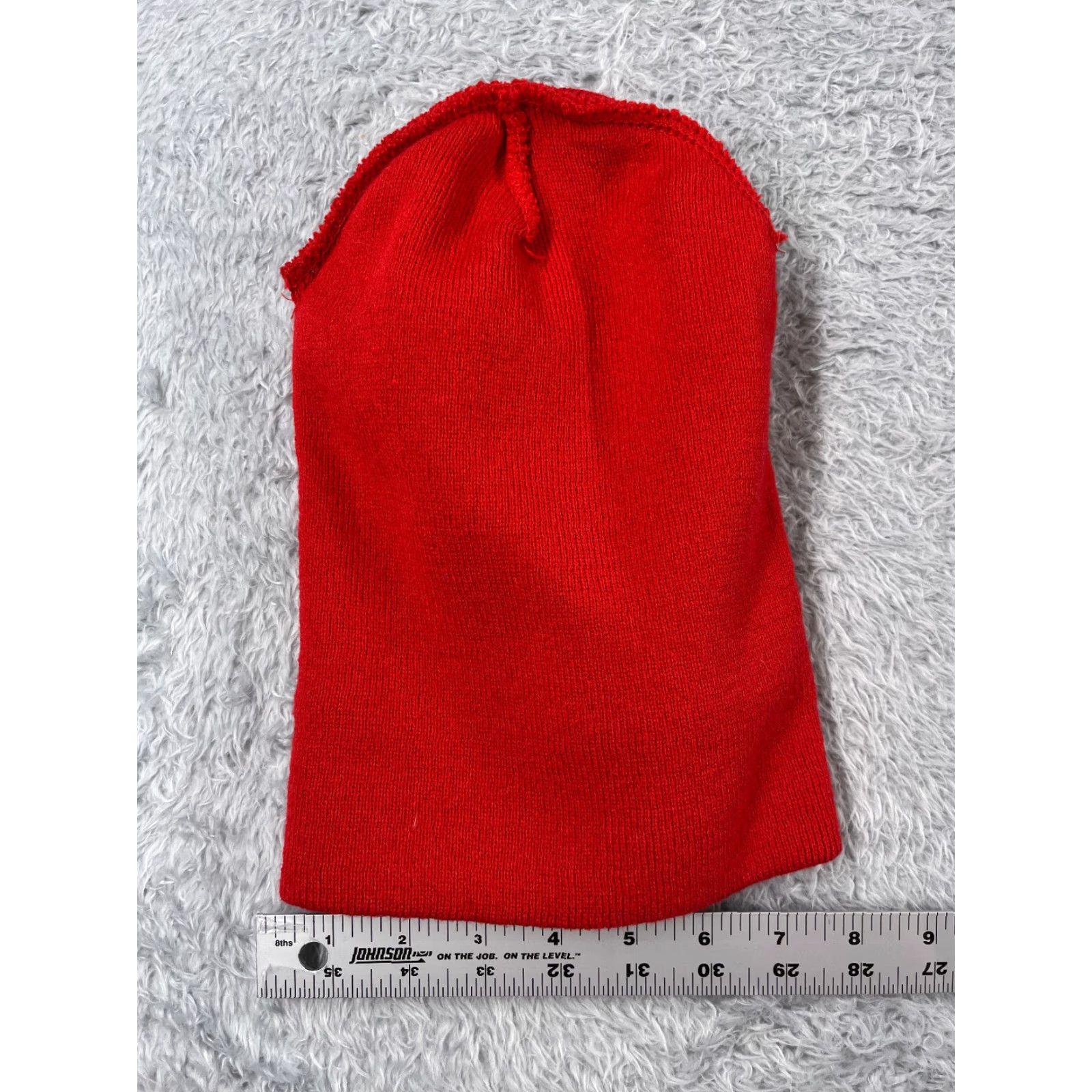 Vintage VINTAGE Beanie Toque Adult One Size Red Knit 100% Acrylic Winter Snow Ski Outdoors Size ONE SIZE - 5 Thumbnail