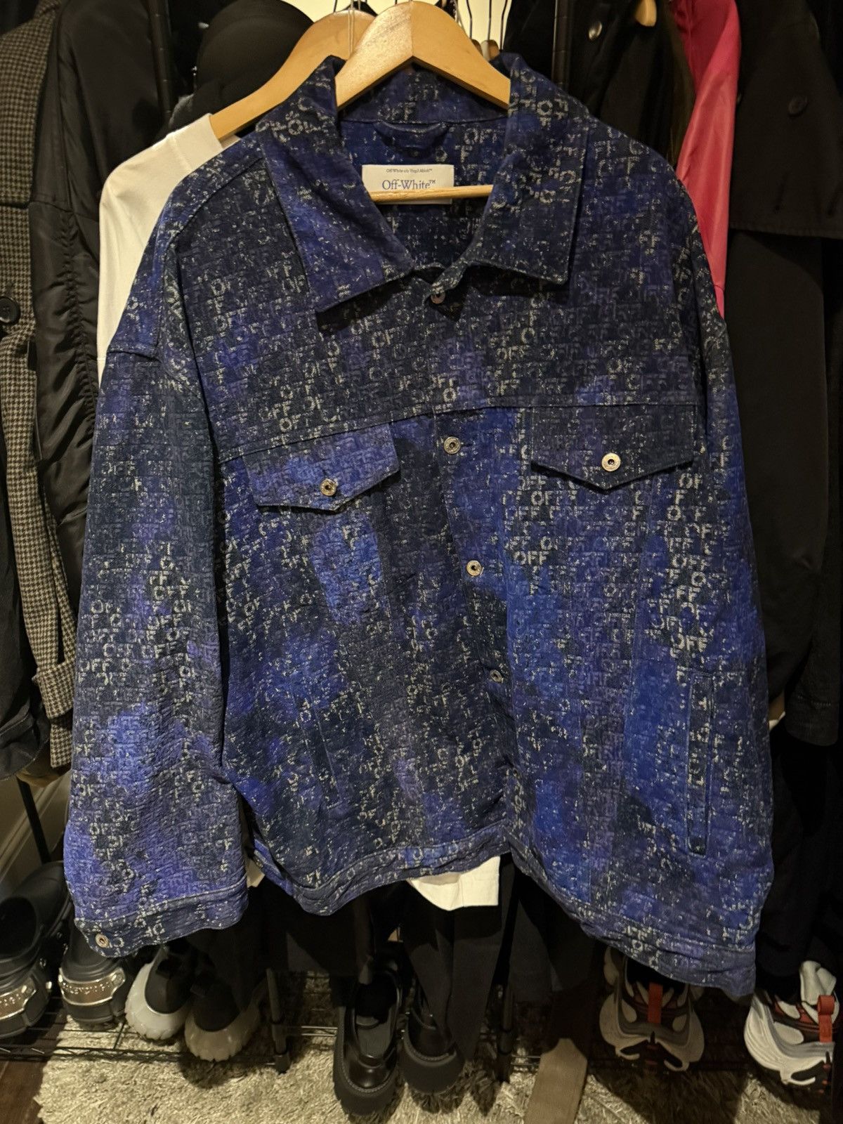 【美品】Off White denim jacket virgil abloh Off White x Levi's Denim Jean Jacket Virgil Abloh | eBay