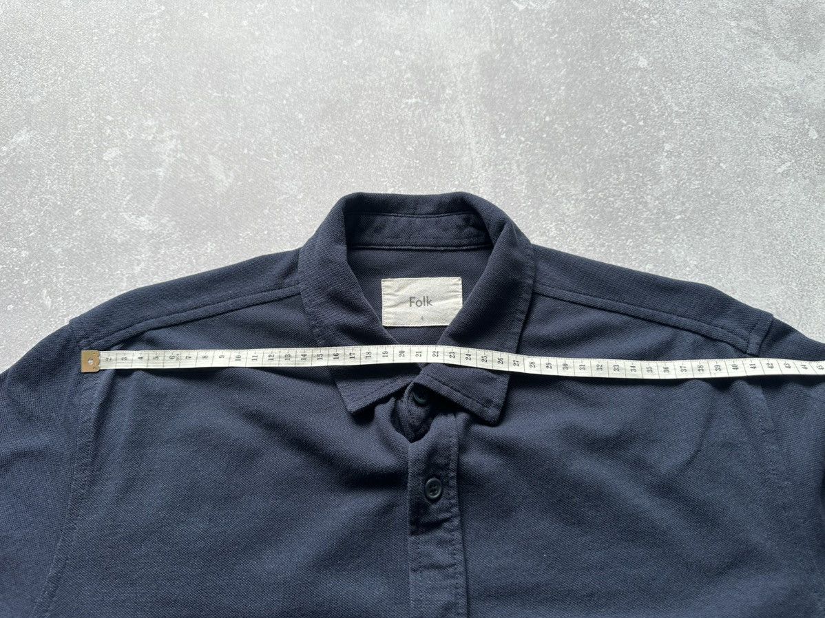 Folk Folk Navy Blue Cotton Shirt Mens Size 4 Size US L / EU 52-54 / 3 - 6 Thumbnail