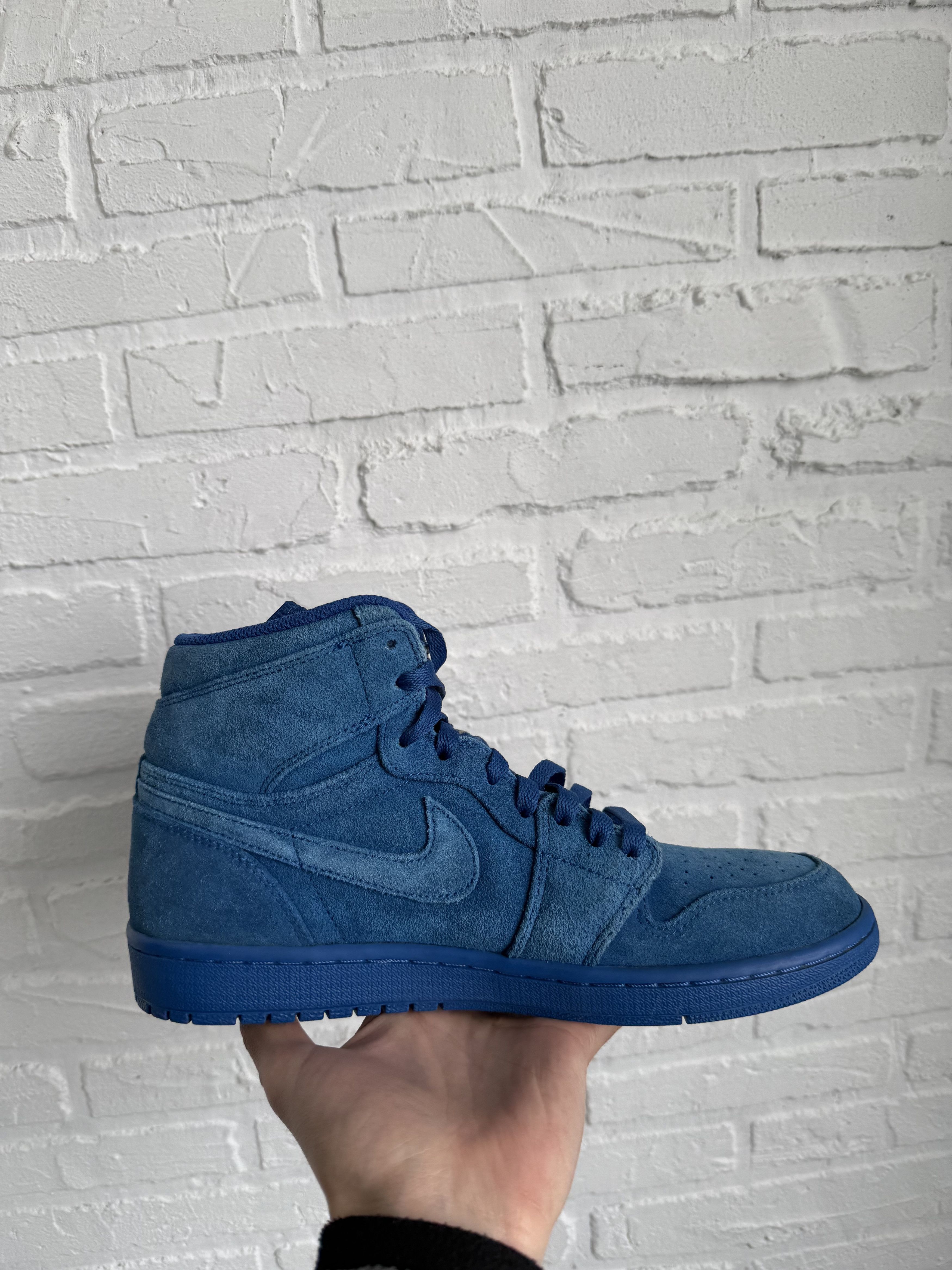 Nike Air Jordan 1 Retro High Blue Suede - desidrivingschool.com