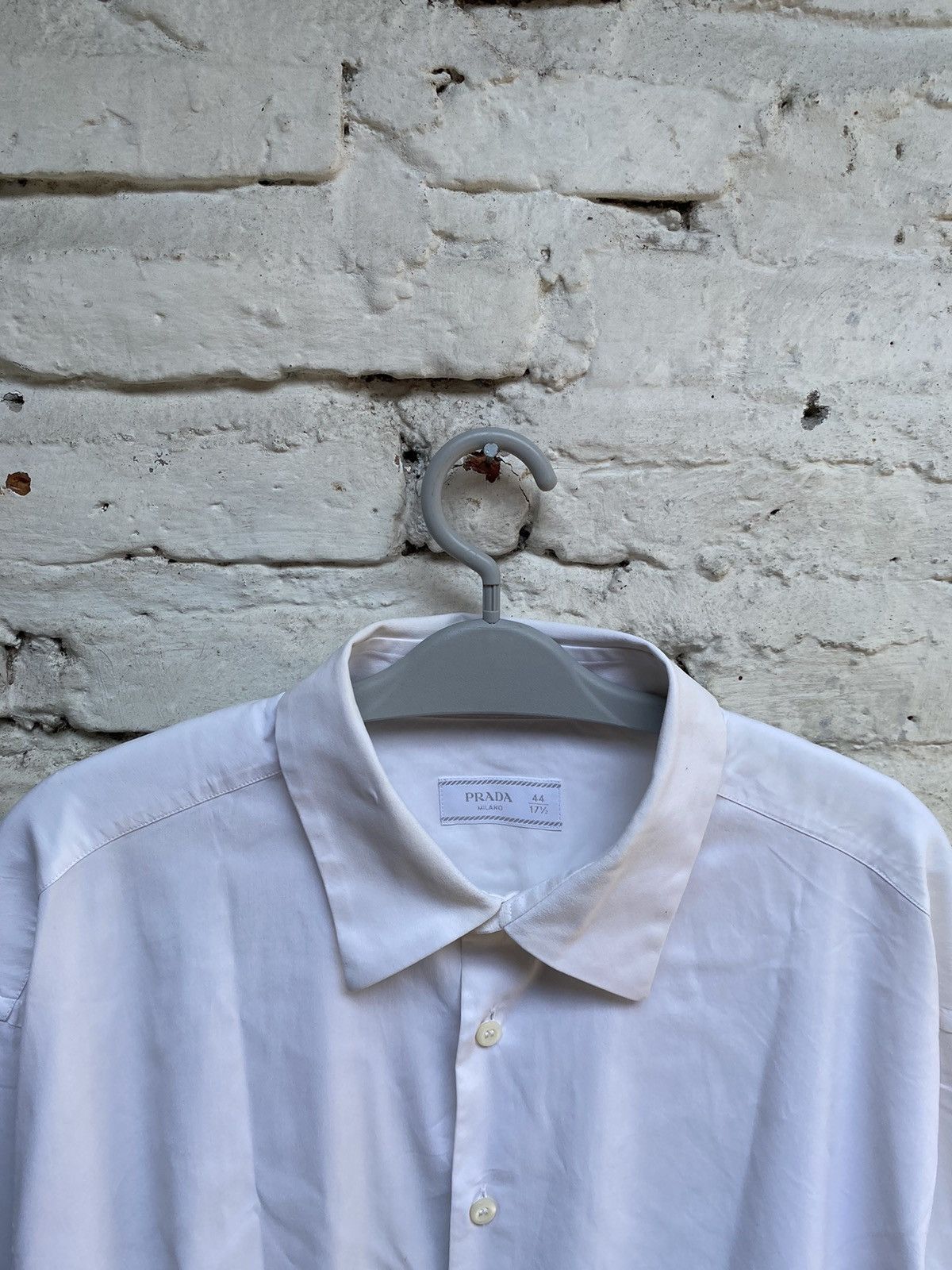 Prada PRADA FORMAL WHITE SHIRT LONG SLEEVE Size US XXL / EU 58 / 5 - 3 Thumbnail