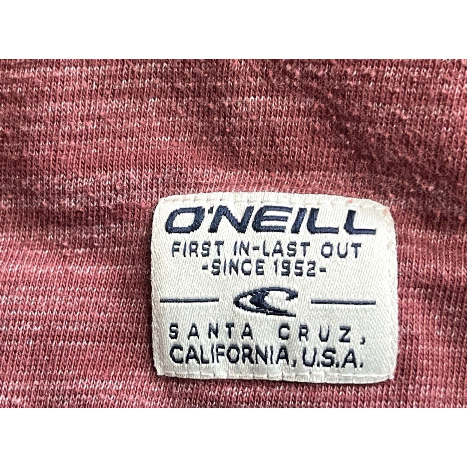 O'Neill O’Neill Hoodie Lightweight Red Striped Shirt Beach Skate Surf Ocean Men Size L Size US L / EU 52-54 / 3 - 7 Thumbnail