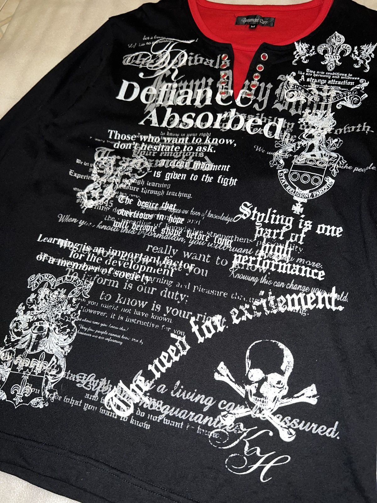 Japanese Brand Beaumont Carr Punk Seditionaries Longsleeve ☠️➕ Size US M / EU 48-50 / 2 - 6 Thumbnail