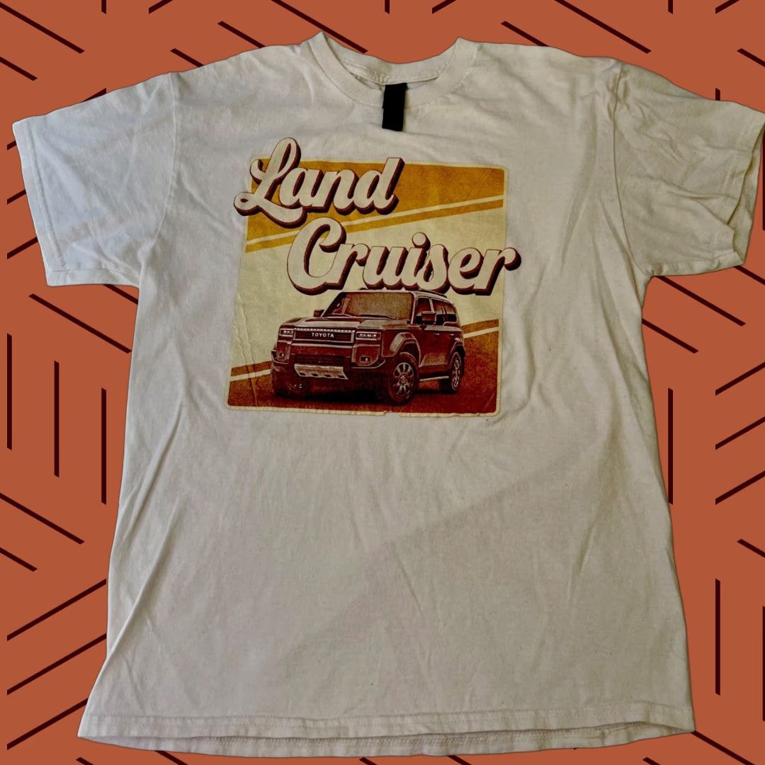 Gildan VINTAGE Toyota Land Cruiser Tee Shirt Adult Medium White OG SUV Authentic Classic NWD Size US M / EU 48-50 / 2 - 1 Thumbnail