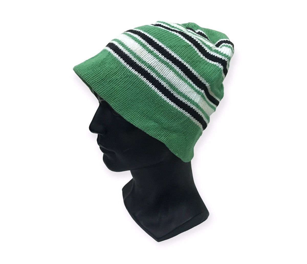 image of Goorin Bros Stripe Design Beanie Hat in Green, Men's