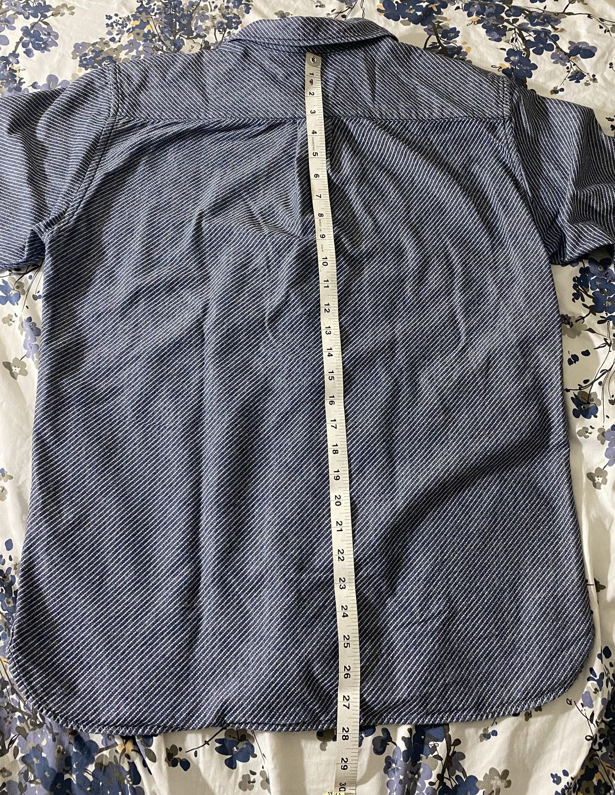 Momotaro Jeans Momotaro indigo dobby stripe work shirt Size US L / EU 52-54 / 3 - 9 Thumbnail