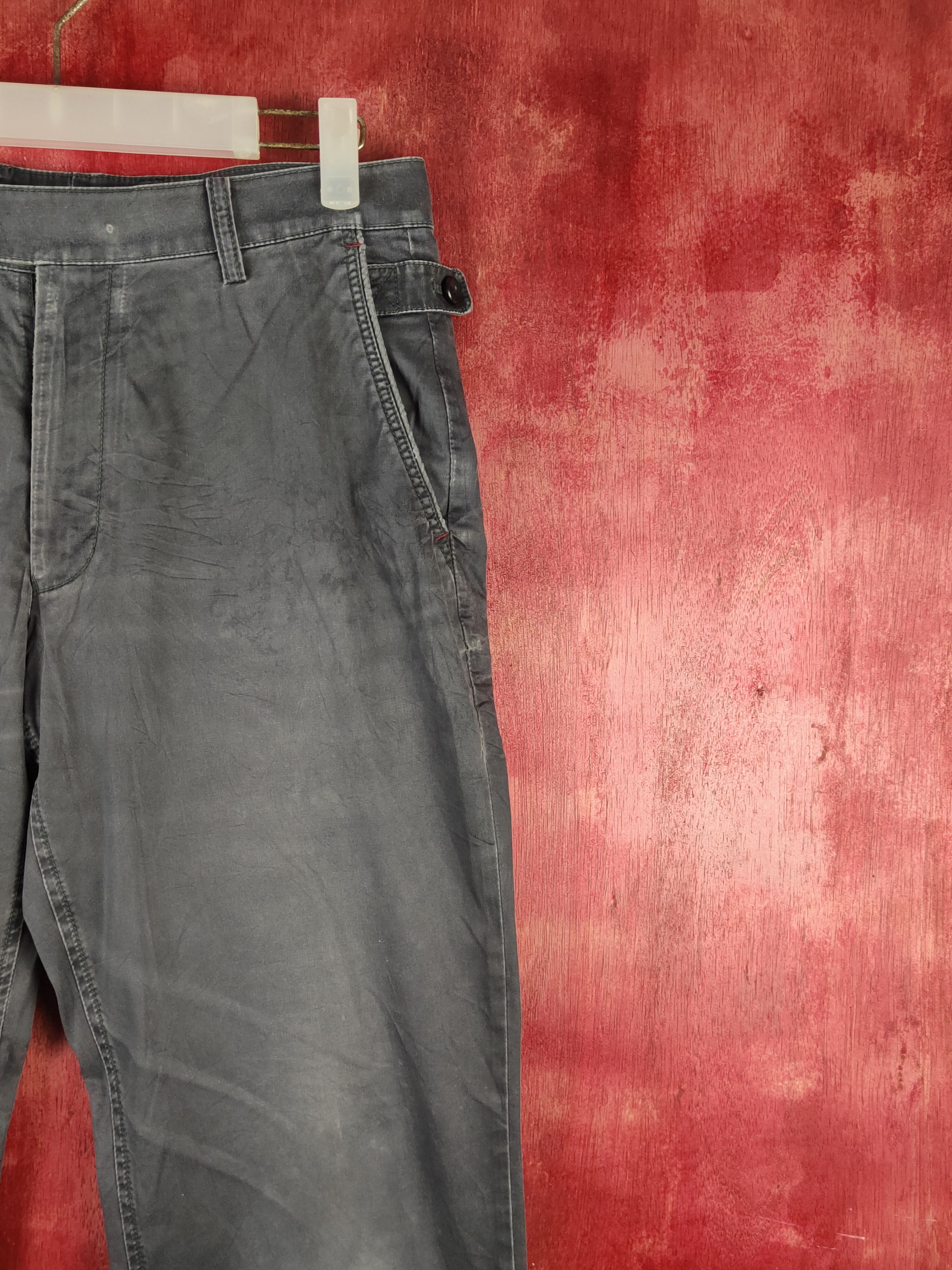 Japanese Brand Mind Free Gray Faded Multipocket Tactical Cargo Pants #S1723 Size US 30 / EU 46 - 5 Thumbnail