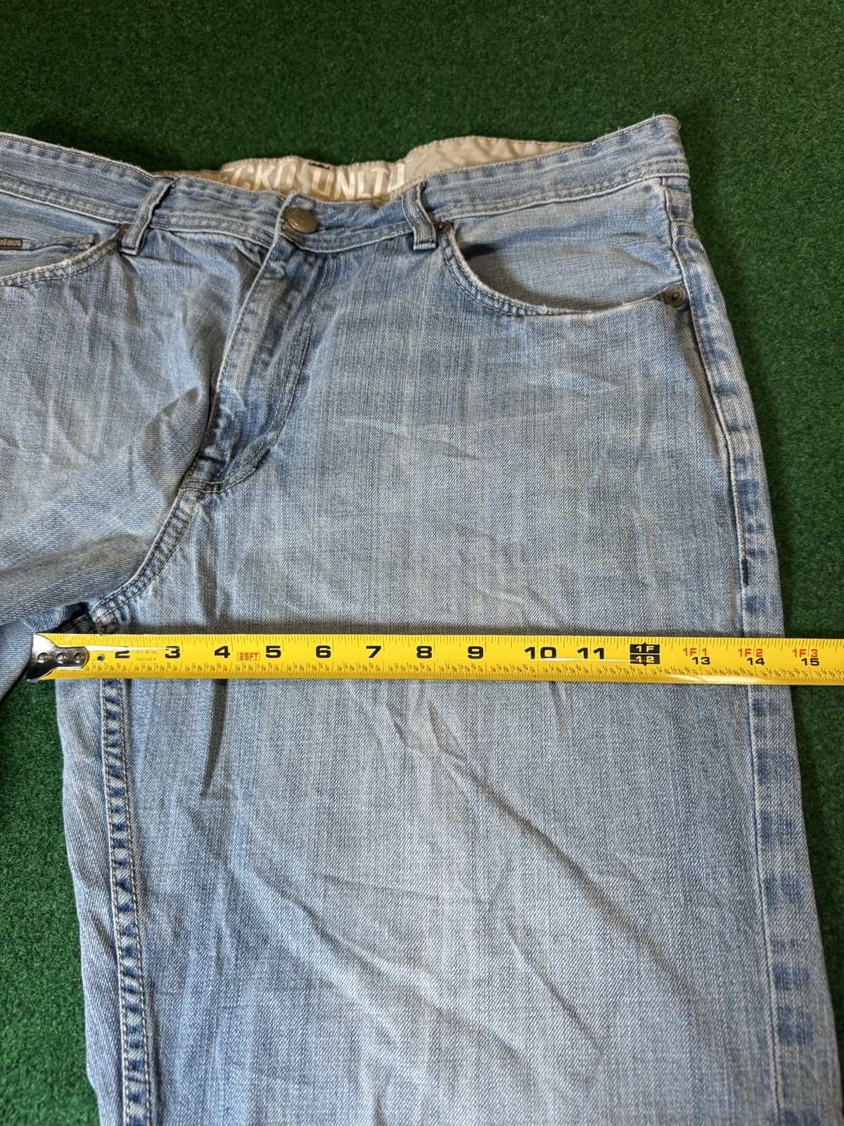 Ecko Unltd. × Vintage Vtg Y2K Ecko Unltd Baggy Loose Relaxed Fit Hip Hop Jeans Size US 38 / EU 54 - 10 Thumbnail