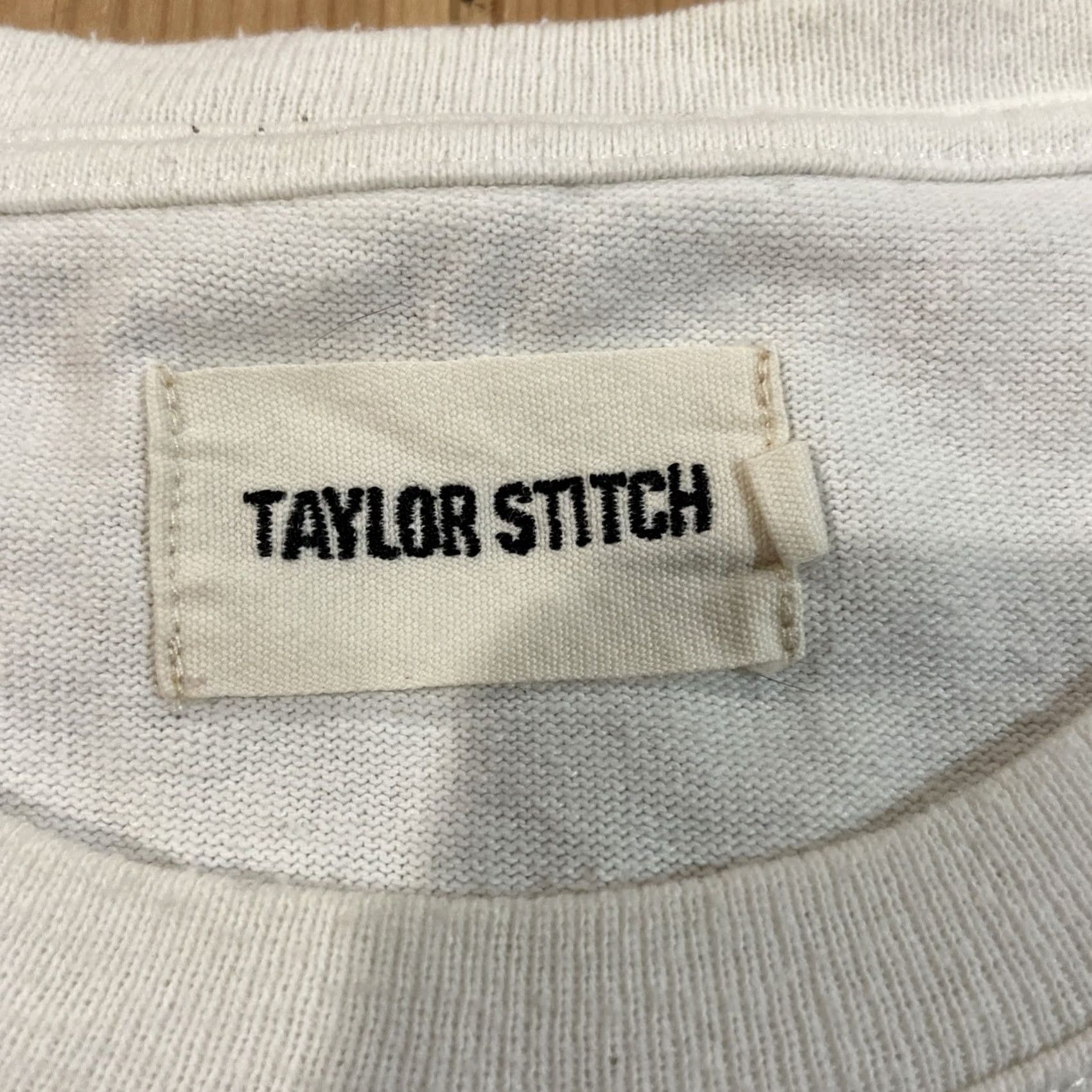 Taylor Stitch Taylor Stitch Shirt Short Sleeve Ivory California 38 Crew Neck Heavy Bag Tee 100% Cotton Hemp Men Shirt Size US M / EU 48-50 / 2 - 3 Thumbnail