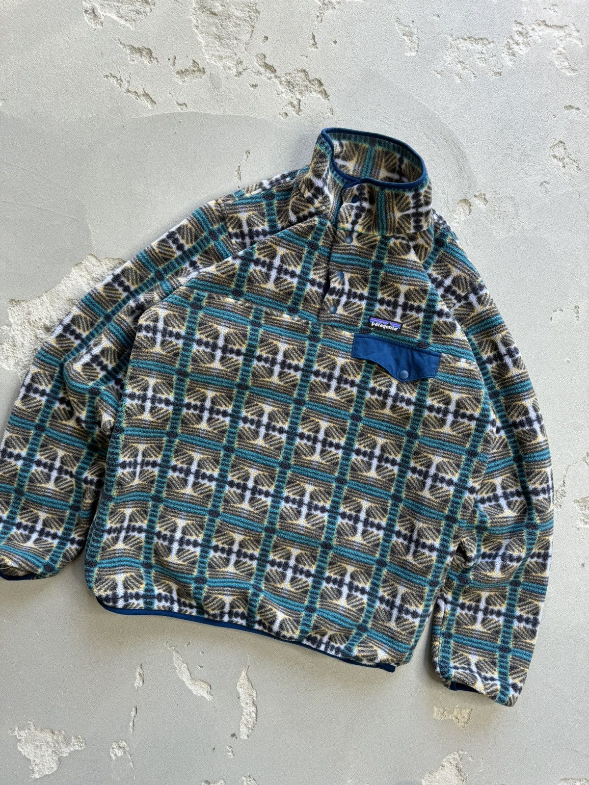 Patagonia × Vintage Patagonia Lightweight Synchilla Snap Size US M / EU 48-50 / 2 - 3 Thumbnail
