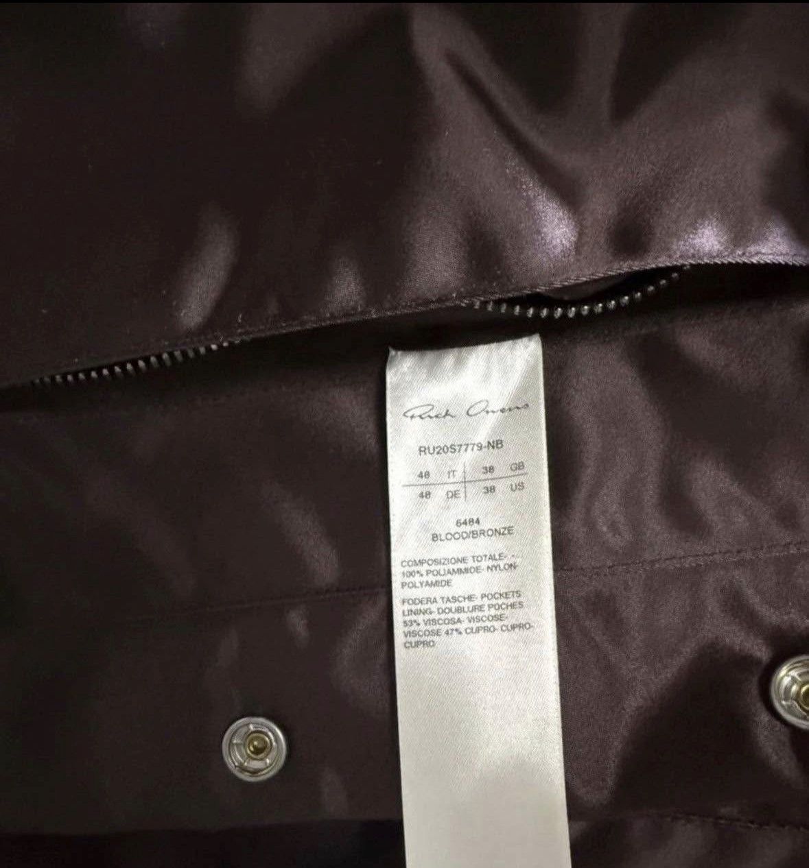 Rick Owens Rick Owens Burgundy Bauhaus Bomber Jacket Size US M / EU 48-50 / 2 - 4 Thumbnail