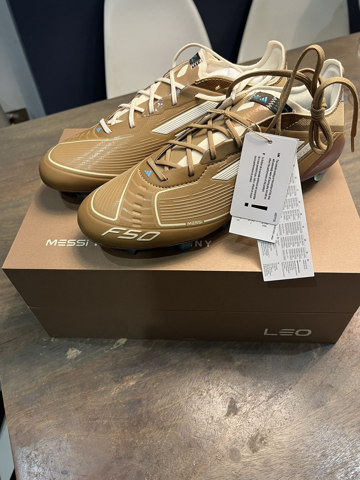 Adidas F50 ELITE MESSI & BAD BUNNY FIRM GROUND BOOTS Size US 7.5 / EU 40-41 - 2 Thumbnail