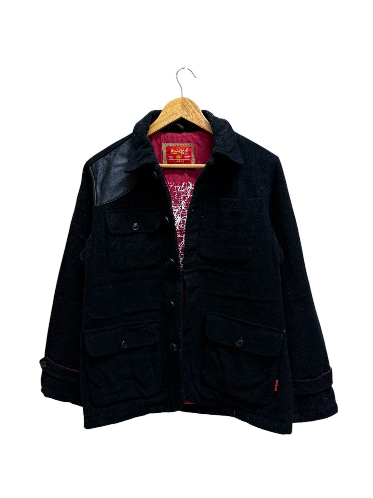 Designer × Japanese Brand × Woolrich Woolen Mills Woolrich wool coats jacket Size US M / EU 48-50 / 2 - 1 Thumbnail