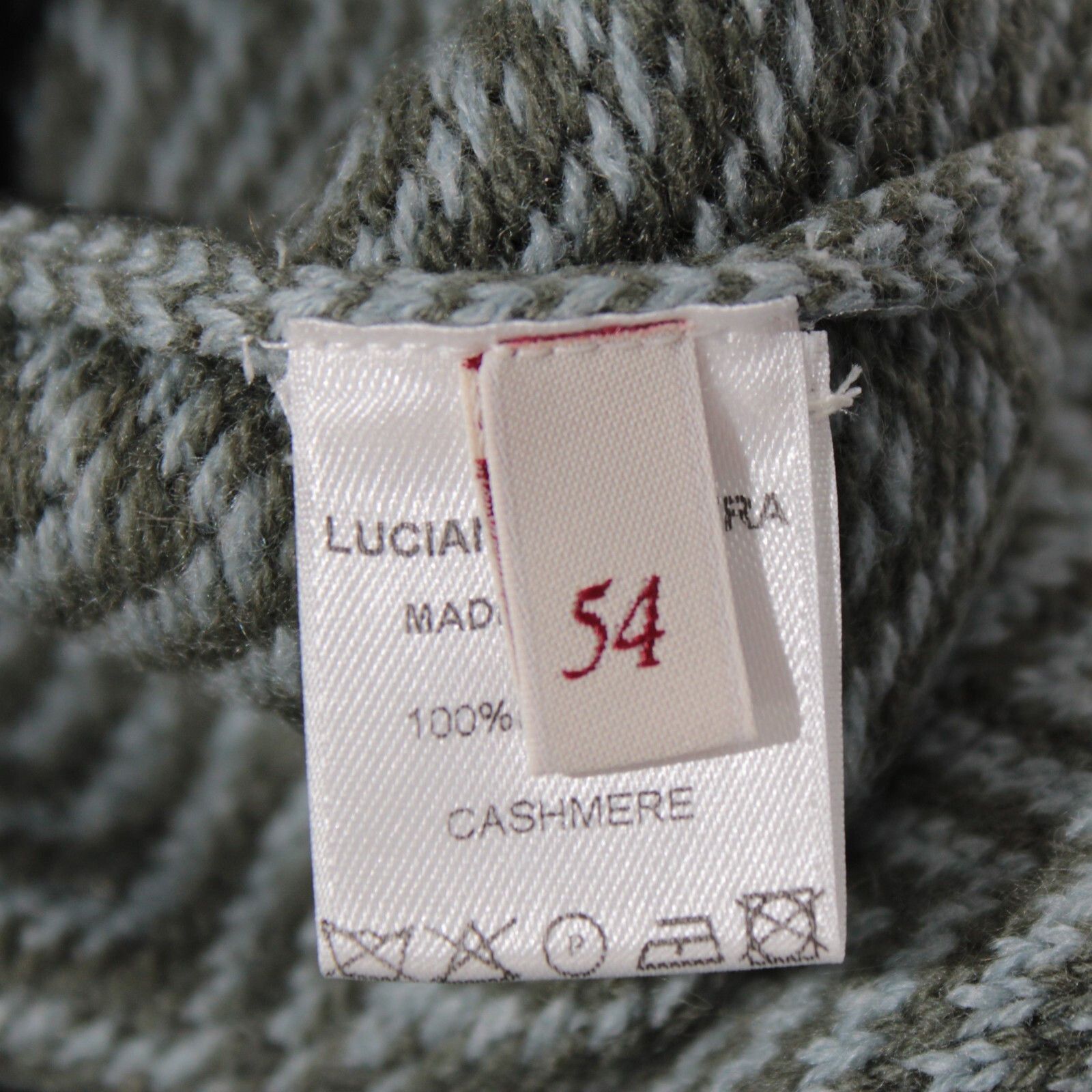 Luciano Barbera Luciano Barbera Sweater Size US XL in Blue Size US XL / EU 56 / 4 - 8 Thumbnail