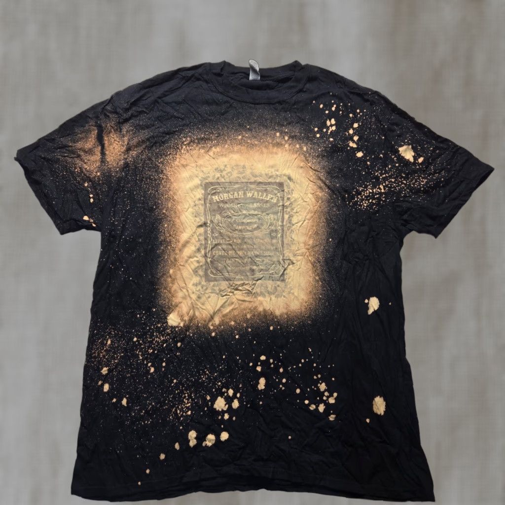Vintage Morgan Wallen Tee T-Shirt Black 2XL XXL Adult Men Short Sleeve Crew Neck Cow Animal Print USA Country Shirt Modern Casual Mens Size US XXL / EU 58 / 5 - 1 Thumbnail