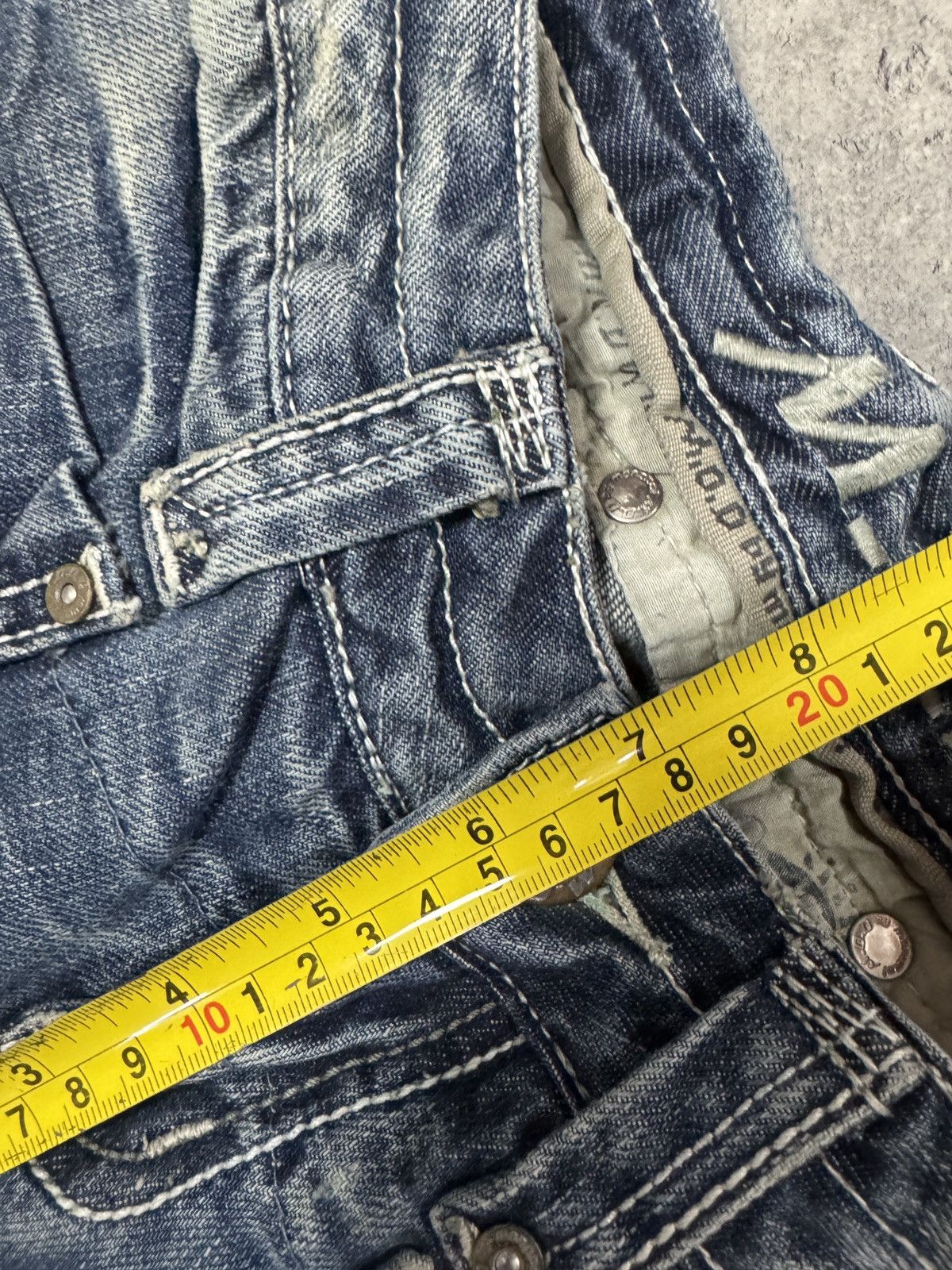 Acne Studios × Our Legacy × Vintage ᶠᵃⁿᶜʸᵍᵘʸ BNWT Y2K Baggy Washed Denim Jeans Wide leg vintage Size US 28 / EU 44 - 10 Thumbnail