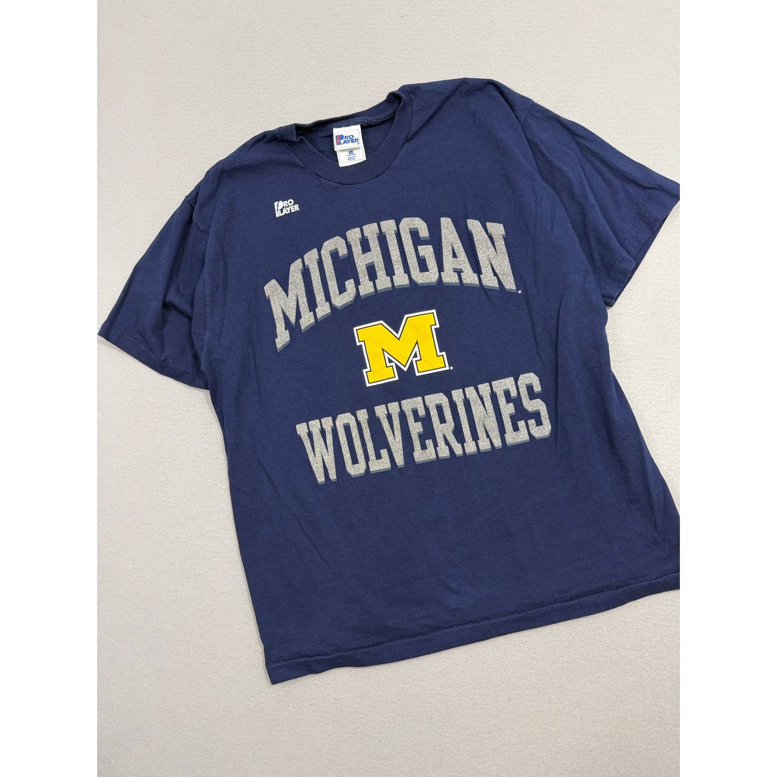 Vintage Vintage Pro Player Michigan Wolverines Shirt Men's XL Size US XL / EU 56 / 4 - 4 Thumbnail