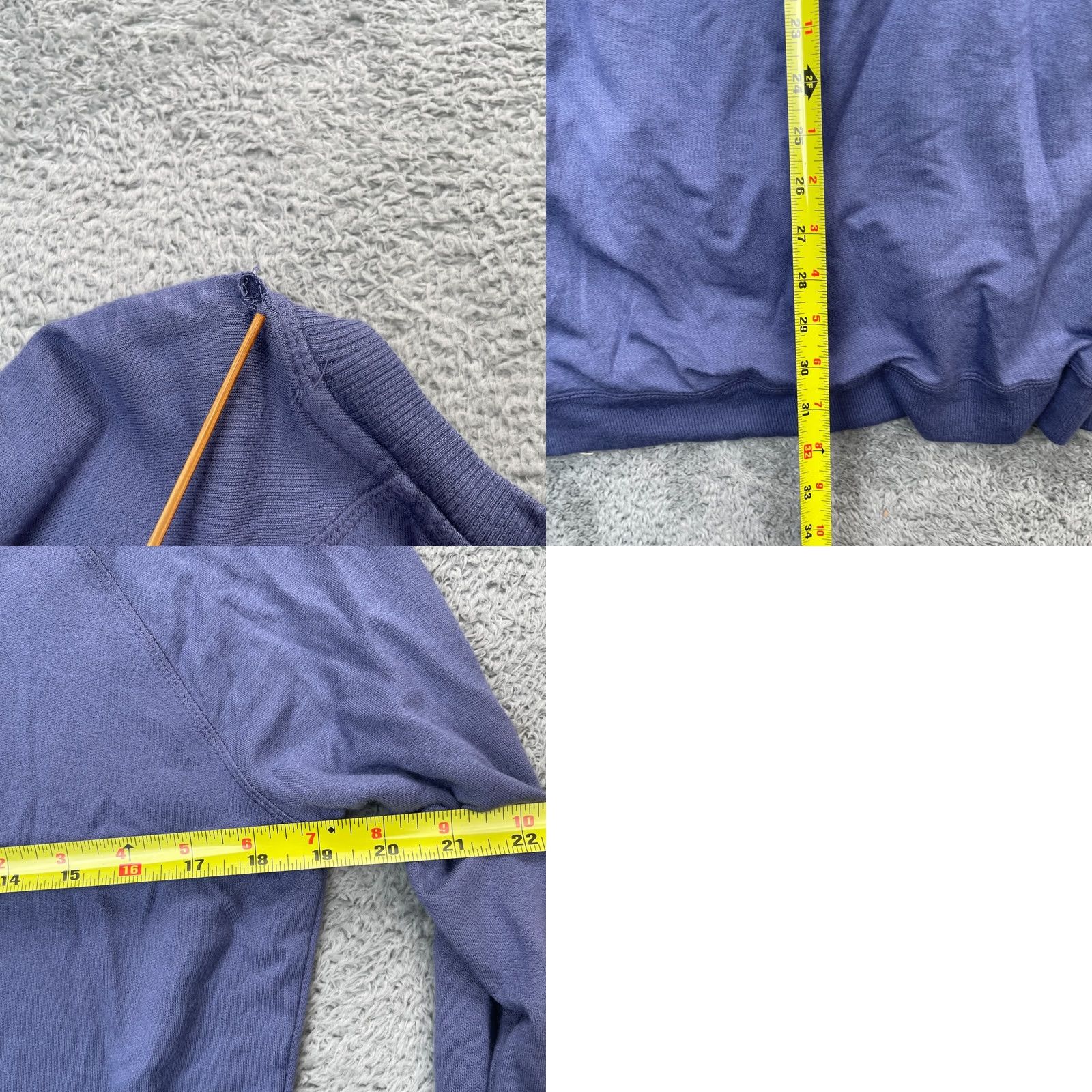 Athleta Athleta Dress Womens M Purple Criss Cross Sweatshirt Semi Fitted Stretch Polo Neck Crew Neck Lined Fleece Short Dress Size M / US 6-8 / IT 42-44 - 8 Thumbnail